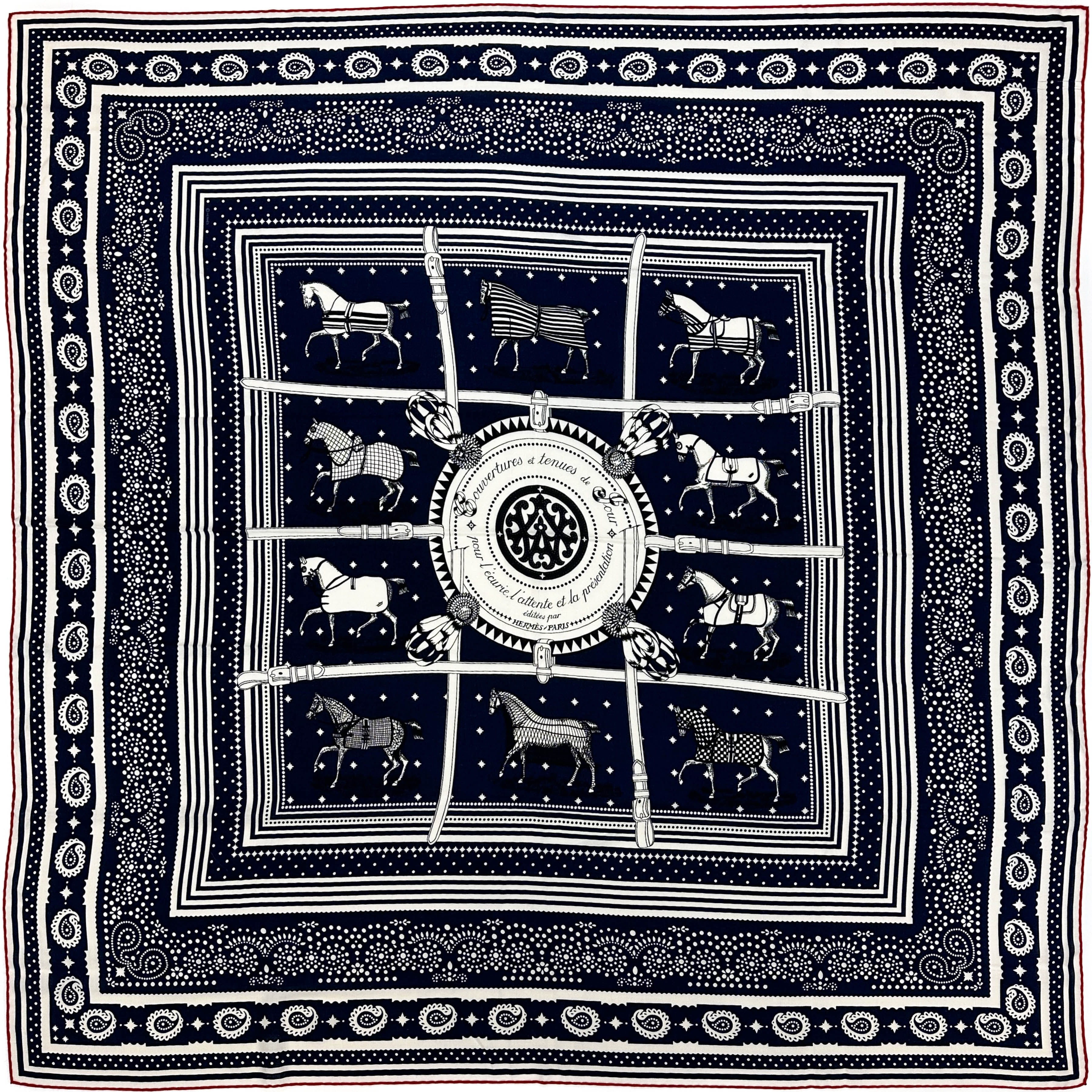 Hermès Couvertures et Tenues de Jour Cashmere Silk 140