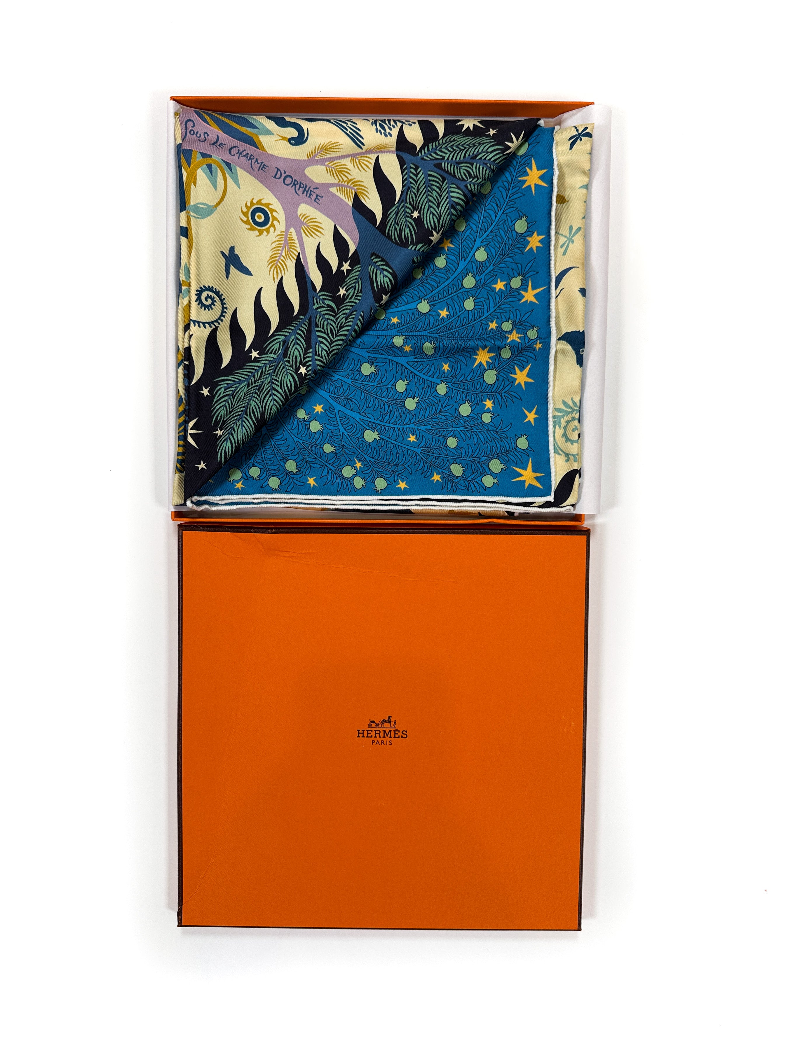 Hermès Sous le Charme d'Orphée Double Face 90