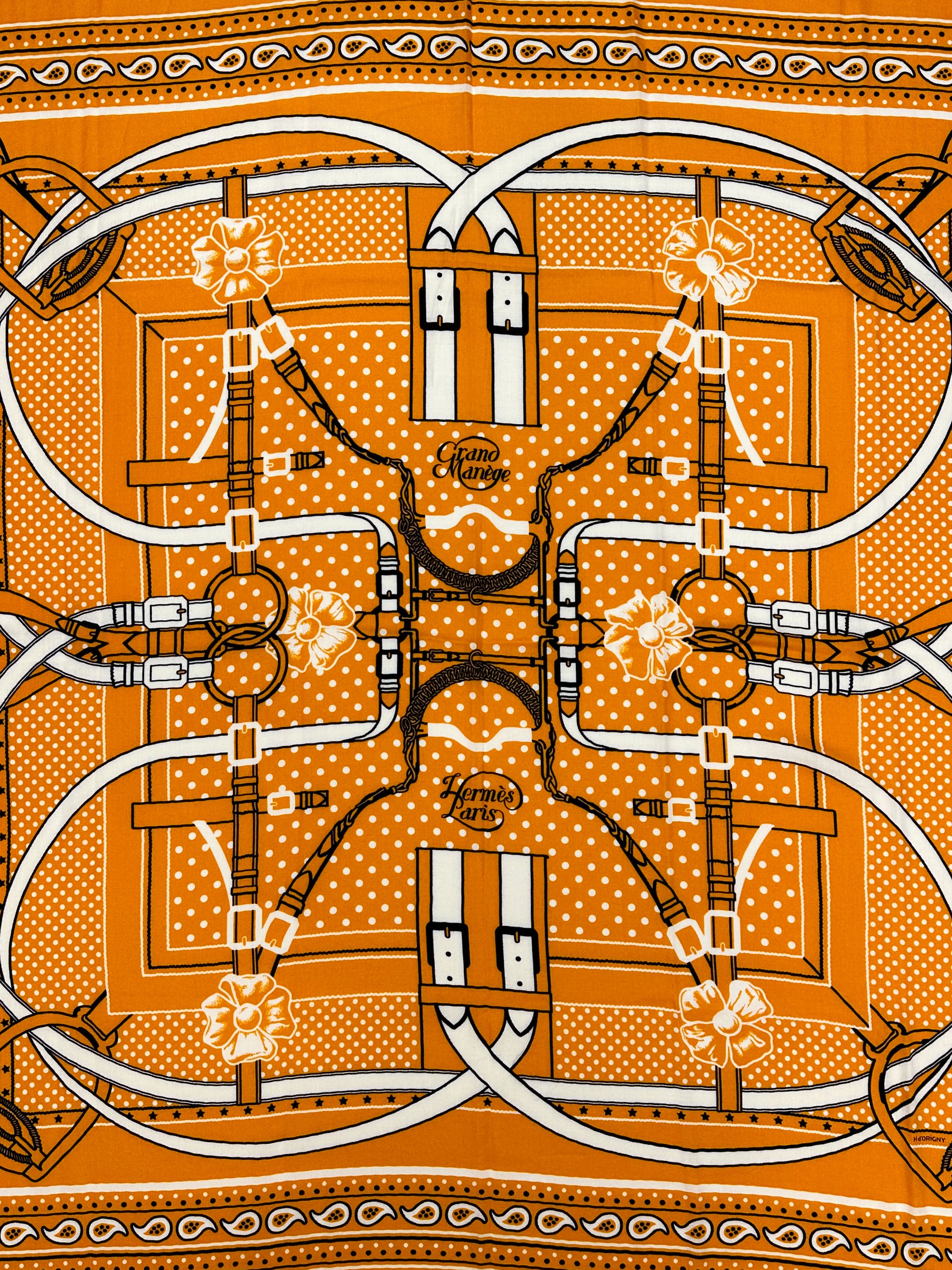 Hermès Grand Manege Bandana Cashmere Silk 140