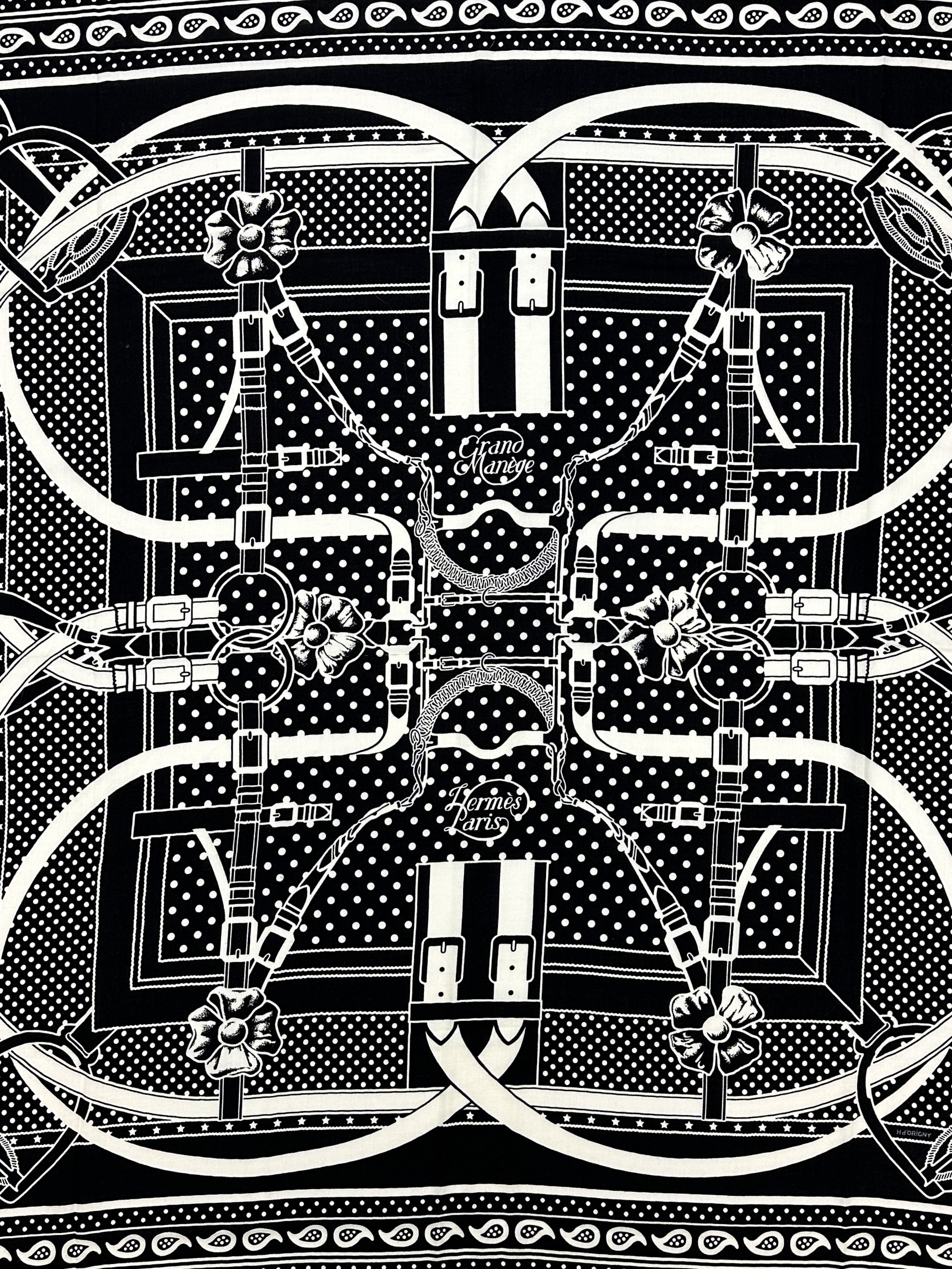 Hermès Grand Manege Bandana Cashmere Silk 140