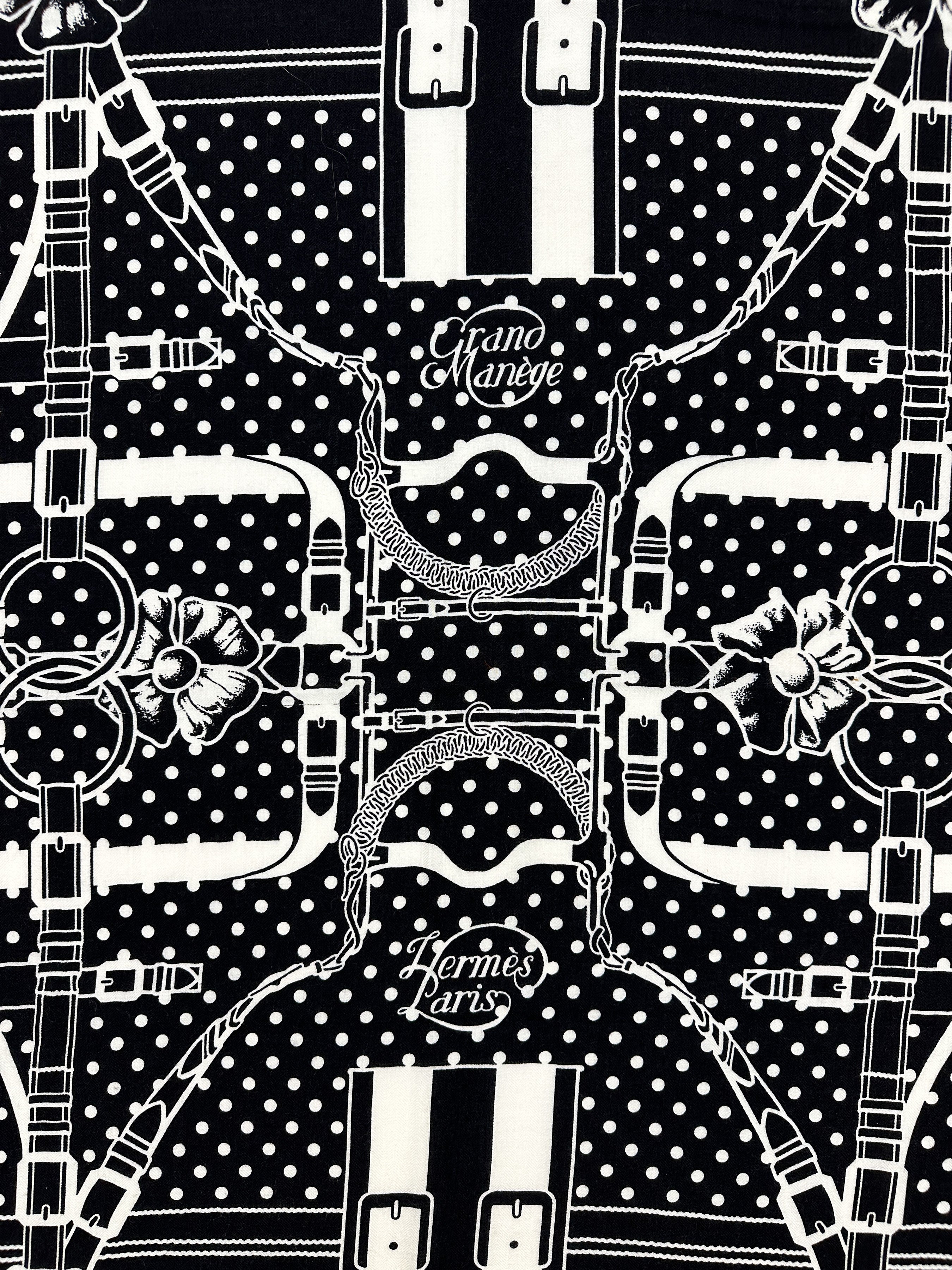 Hermès Grand Manege Bandana Cashmere Silk 140