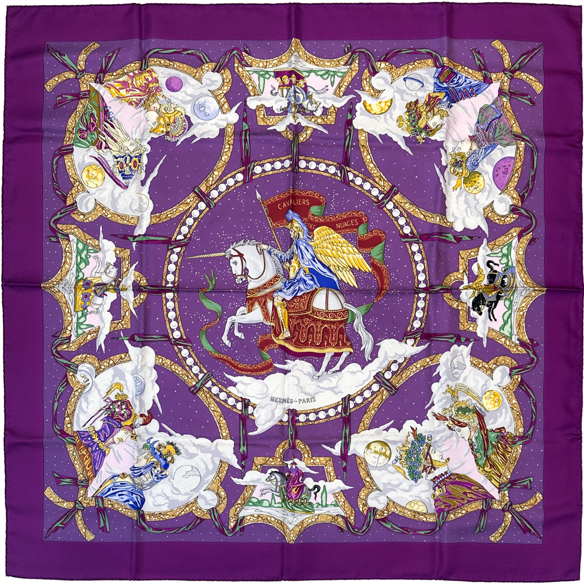 Hermès Cavaliers des Nuages 90