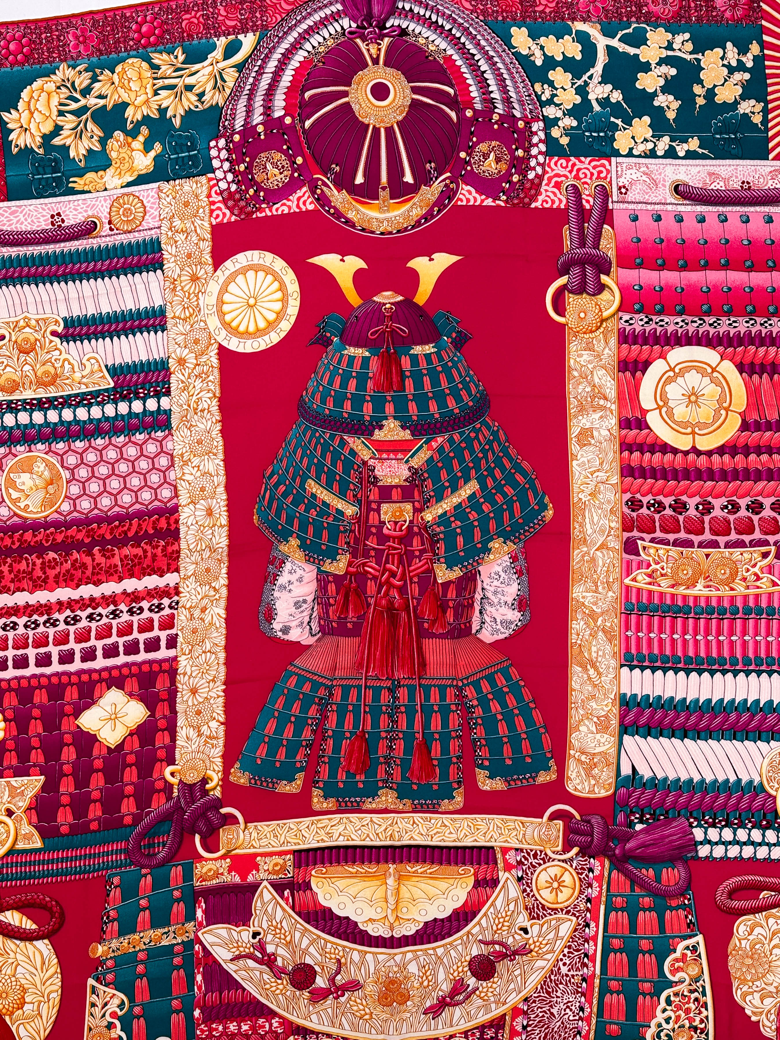 Hermès Parures de Samourais Cashmere Silk 140