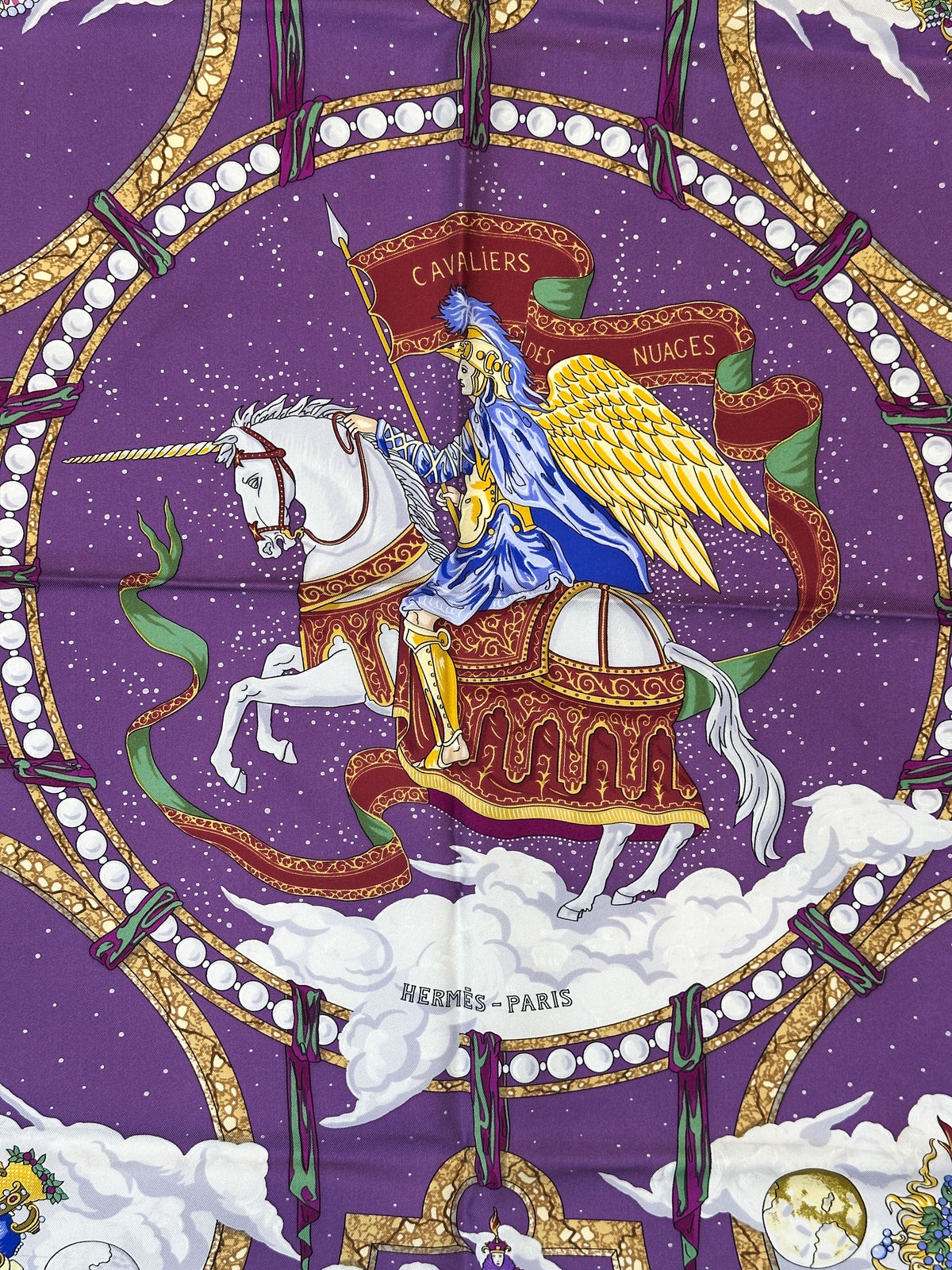Hermès Cavaliers des Nuages 90