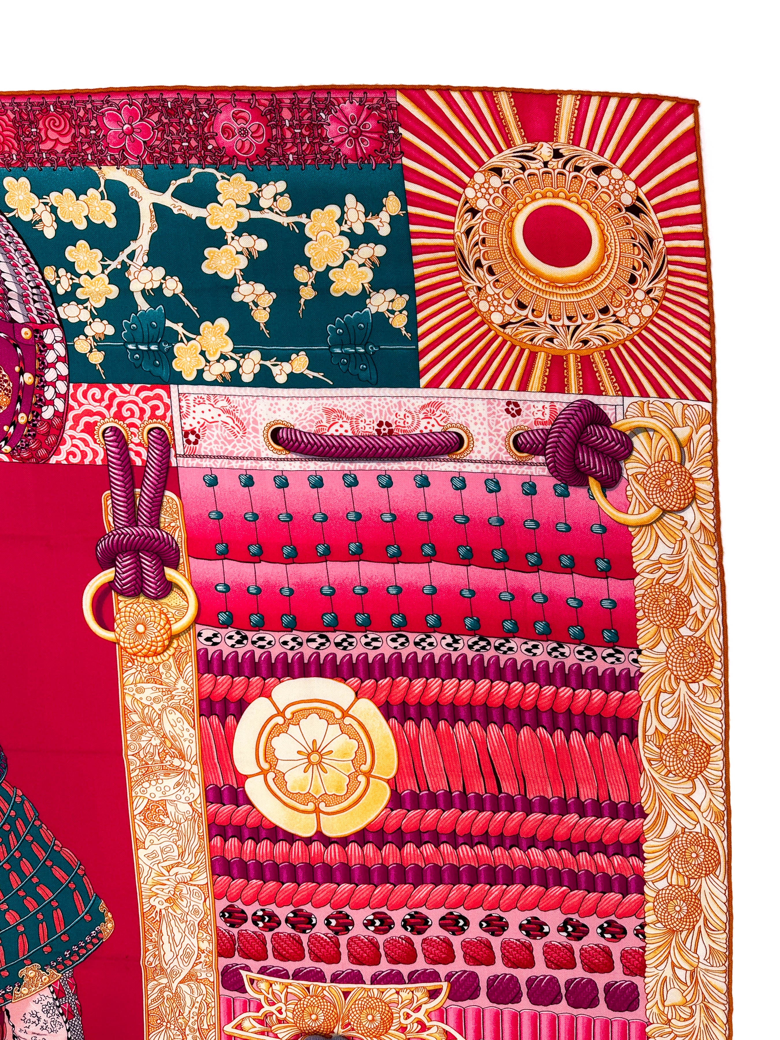 Hermès Parures de Samourais Cashmere Silk 140