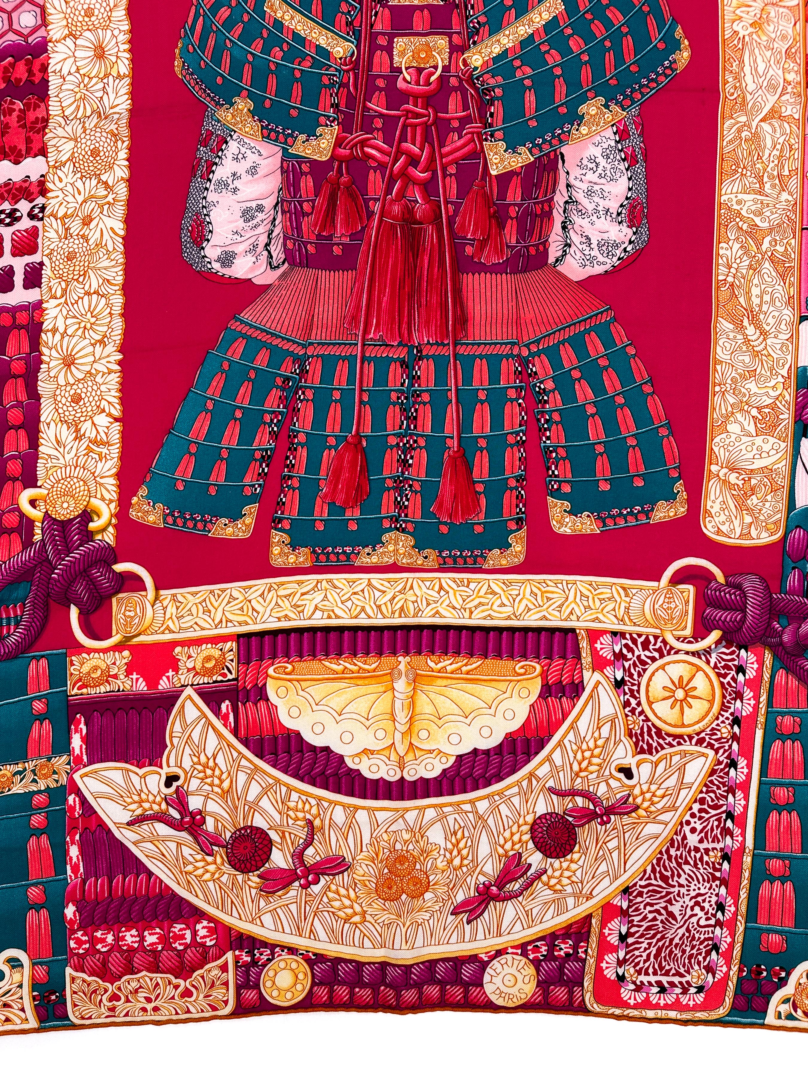 Hermès Parures de Samourais Cashmere Silk 140