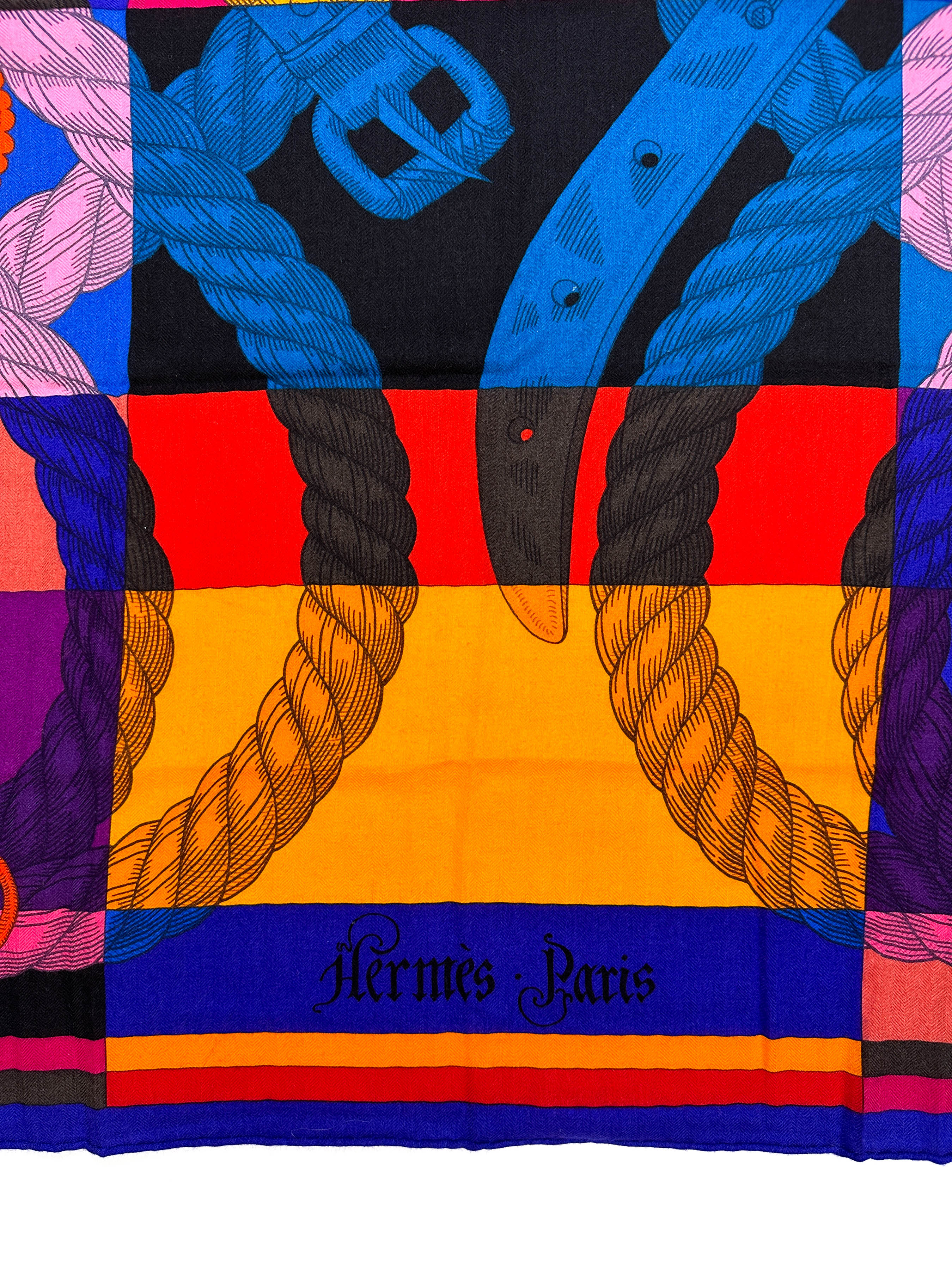 Hermès Della Cavalleria Cashmere Silk 140