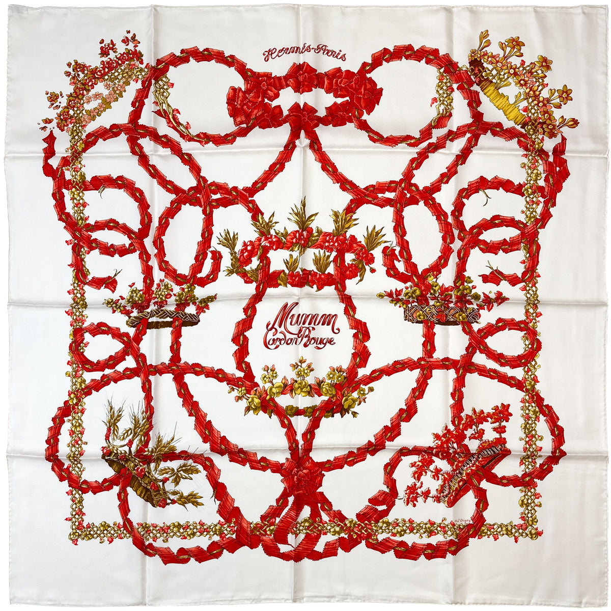 Hermès Special Edition 150th Celebration of Mumm Cordon Rouge Champagne 90