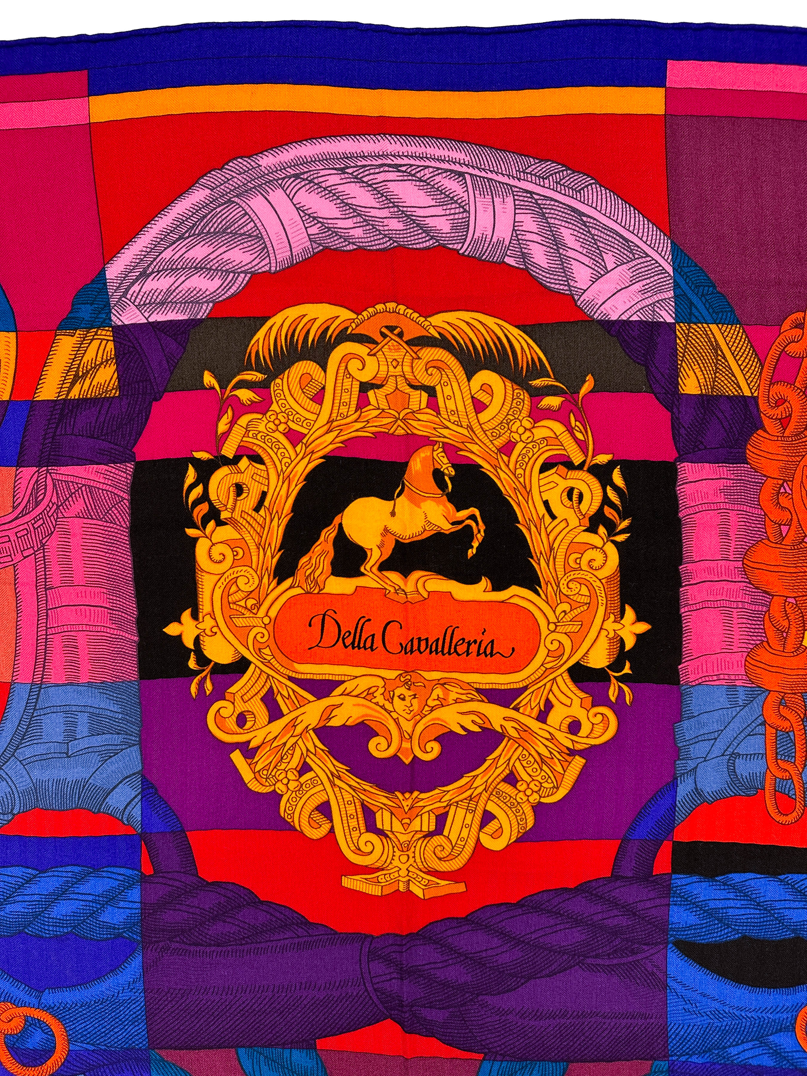 Hermès Della Cavalleria Cashmere Silk 140