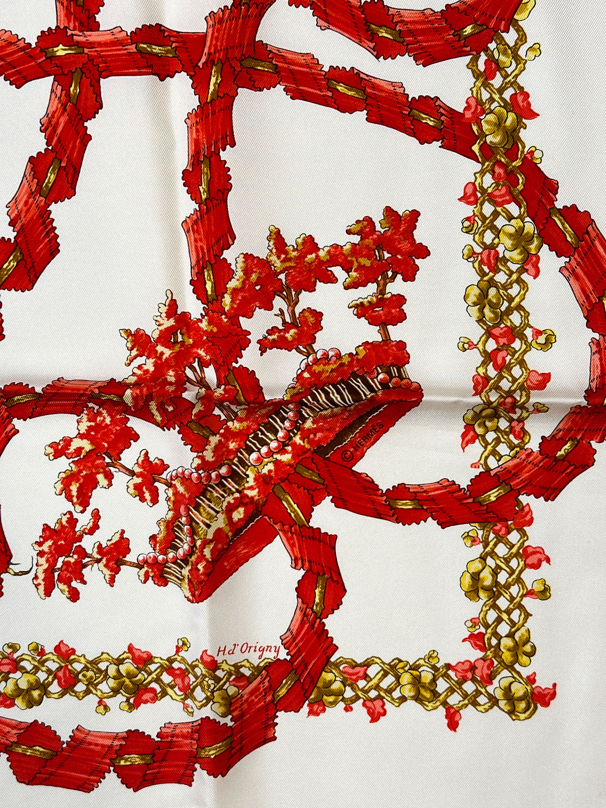 Hermès Special Edition 150th Celebration of Mumm Cordon Rouge Champagne 90