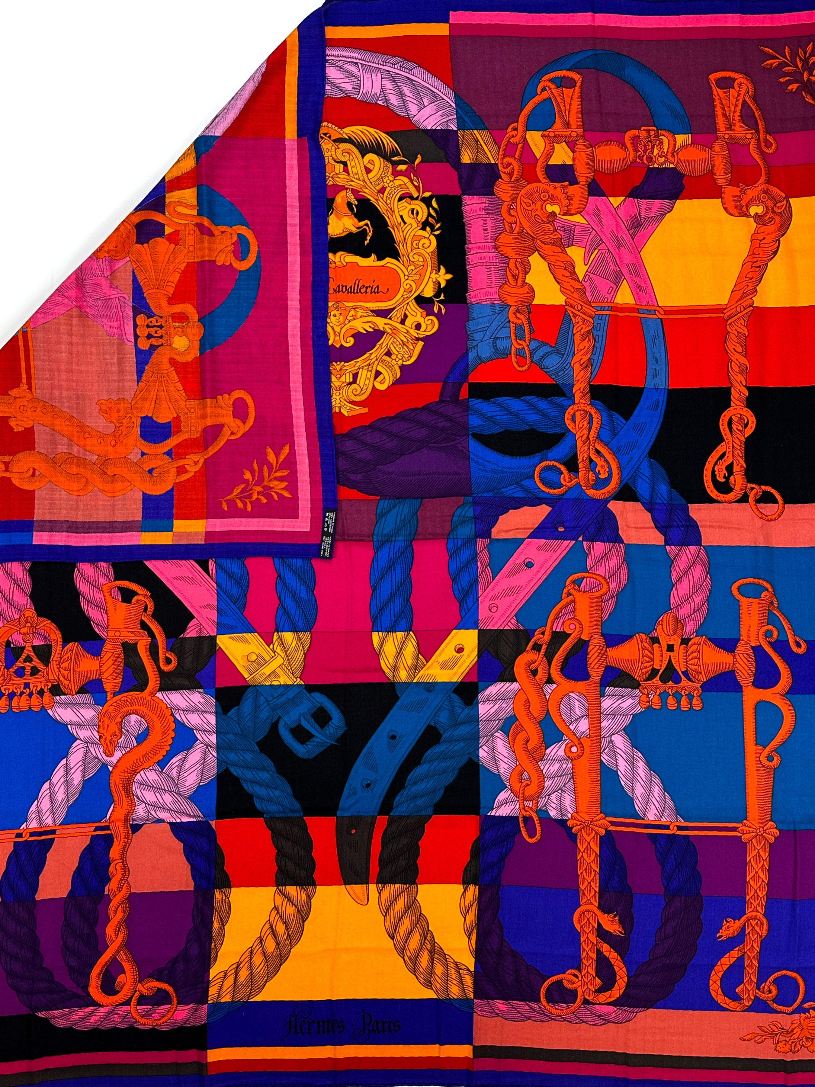 Hermès Della Cavalleria Cashmere Silk 140