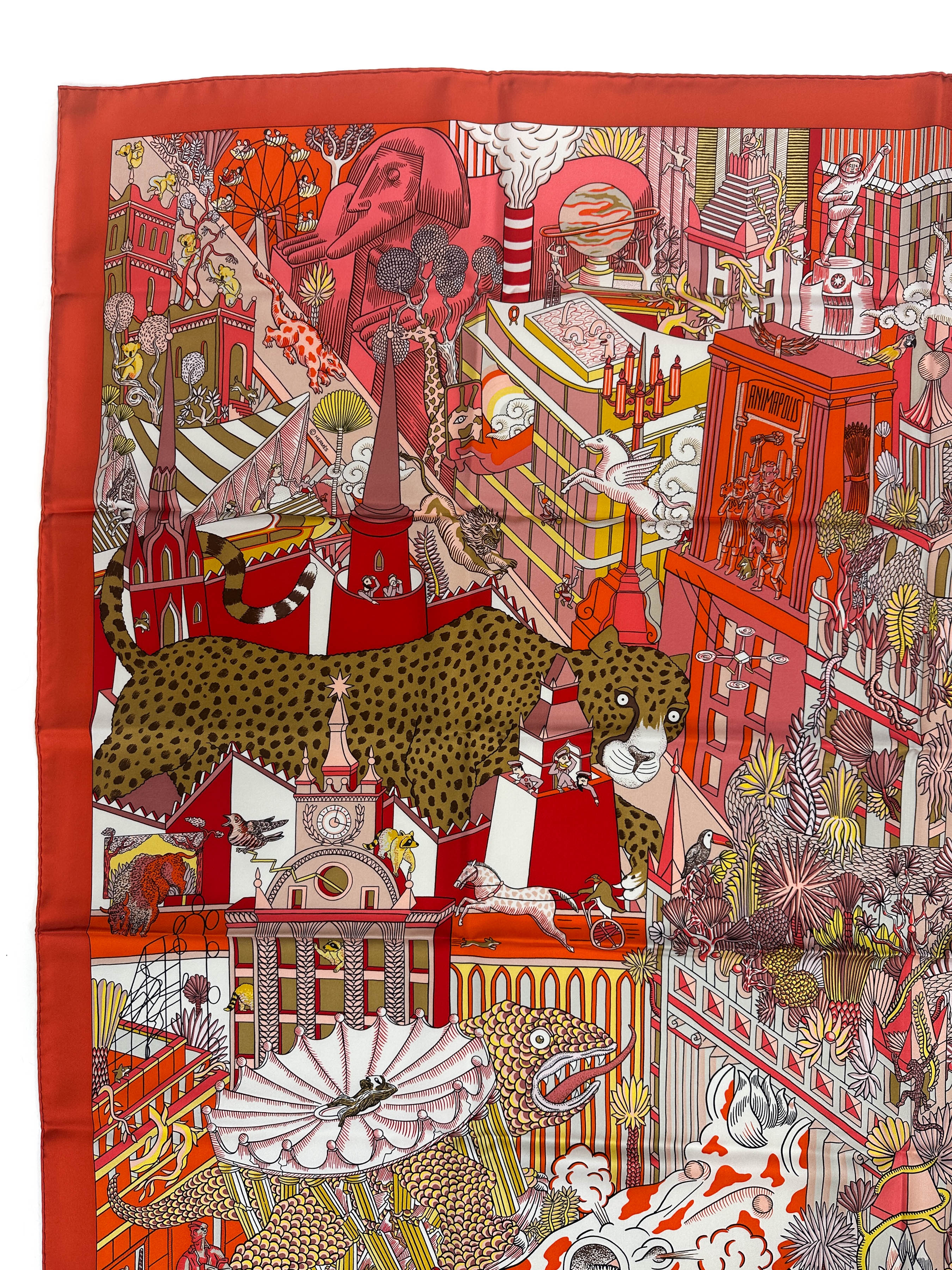 Hermès Animapolis Silk 140