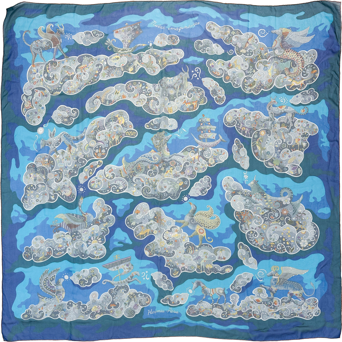 Hermès Nuées Imaginaires Mousseline 140