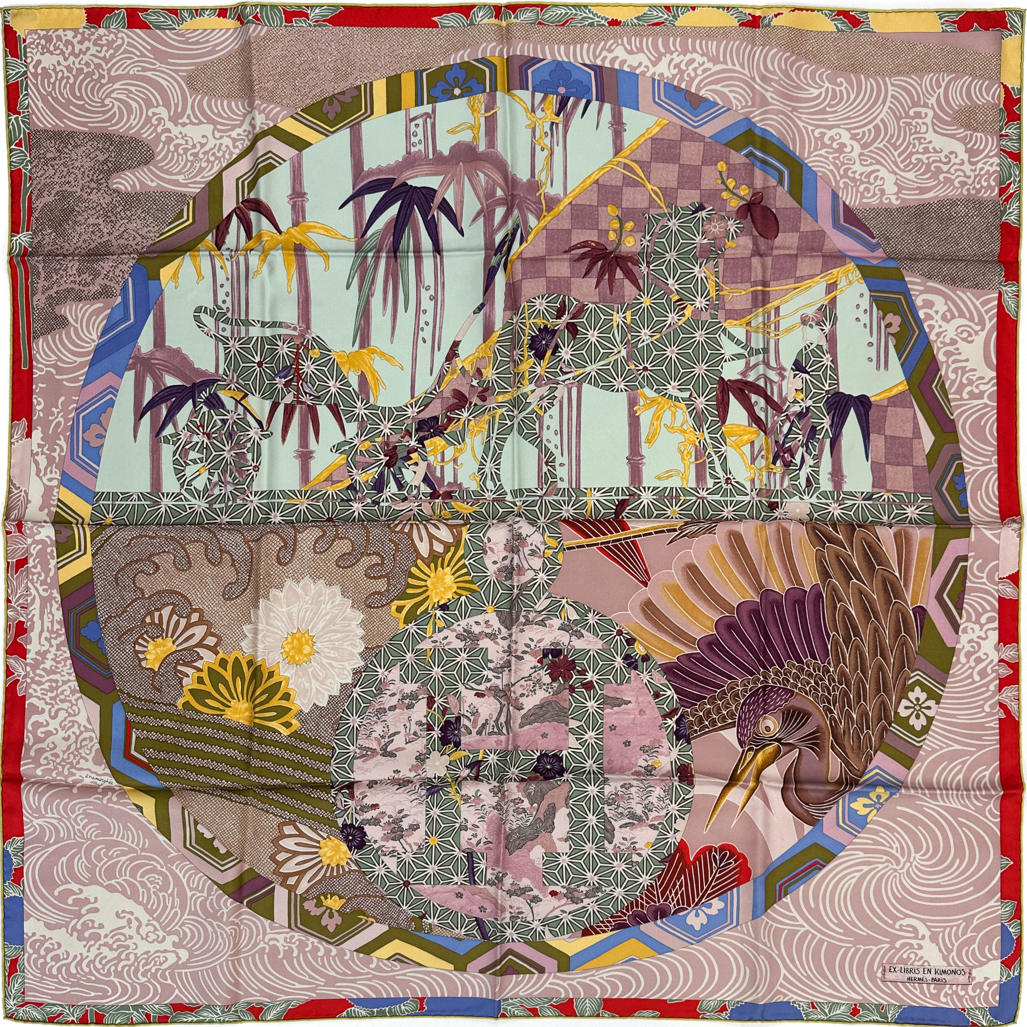 Hermès Ex-Libris en Kimonos 90