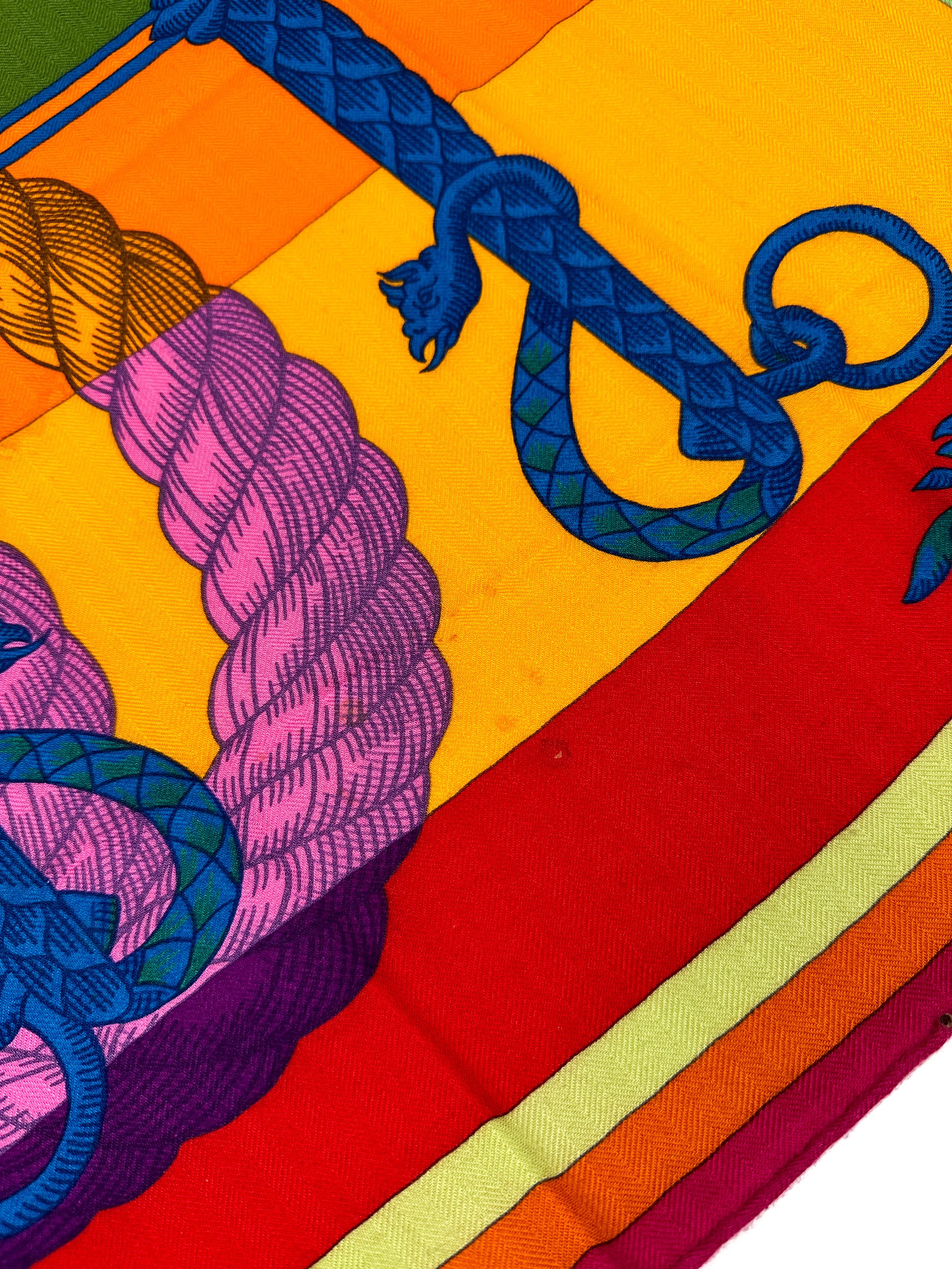 Hermès Della Cavalleria Cashmere Silk 140