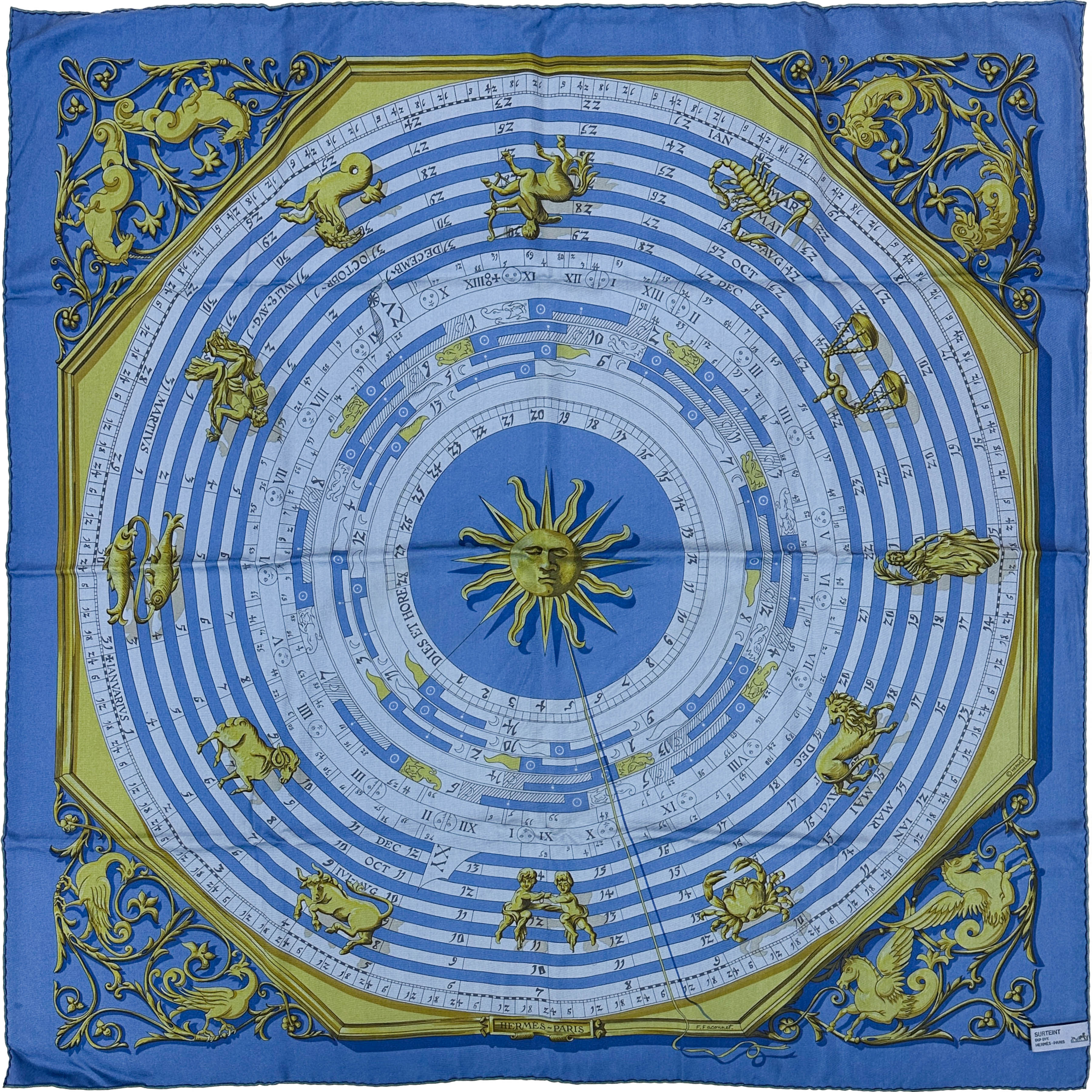 Hermès Astrologie Dip-Dye 90