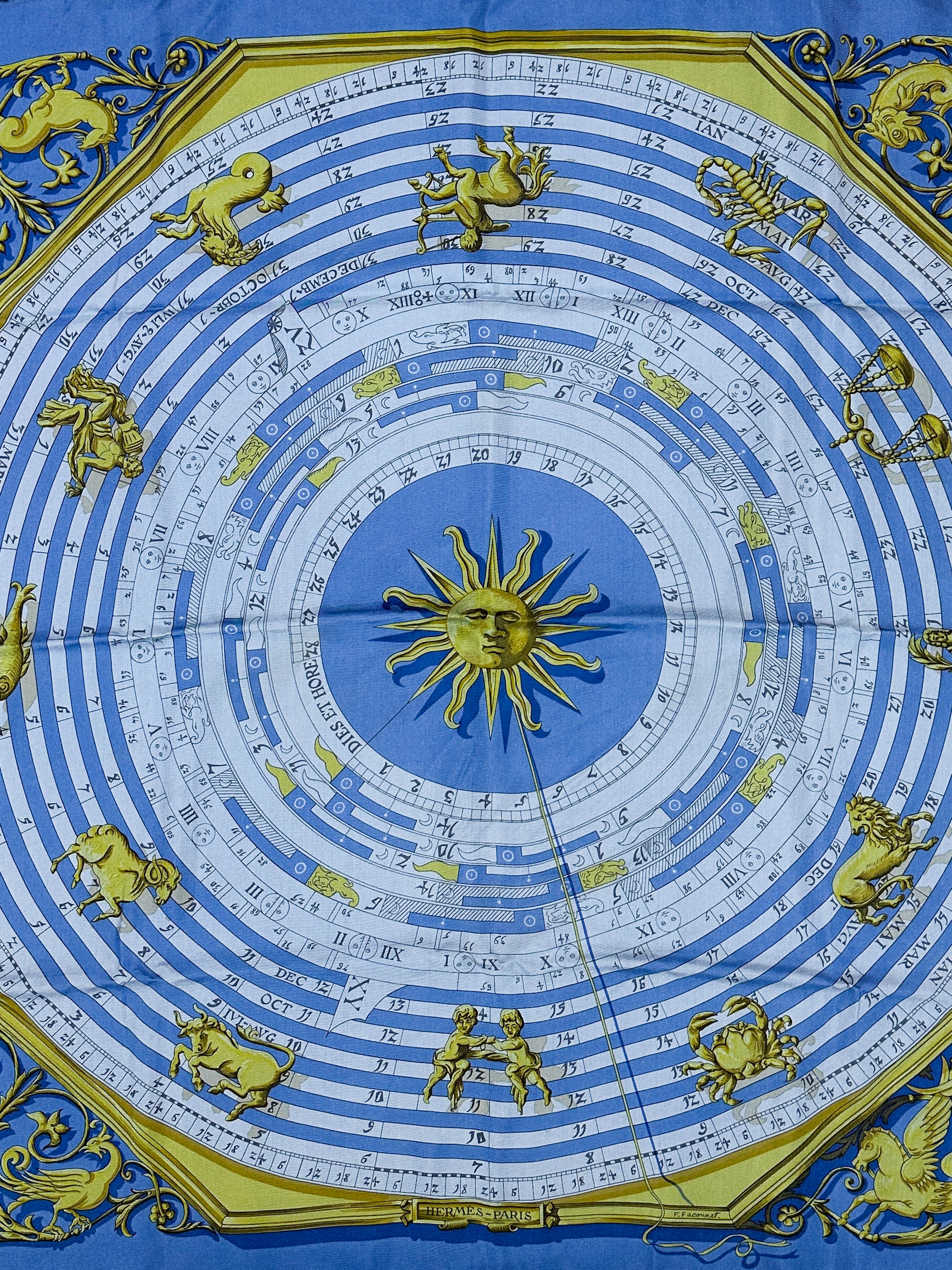 Hermès Astrologie Dip-Dye 90