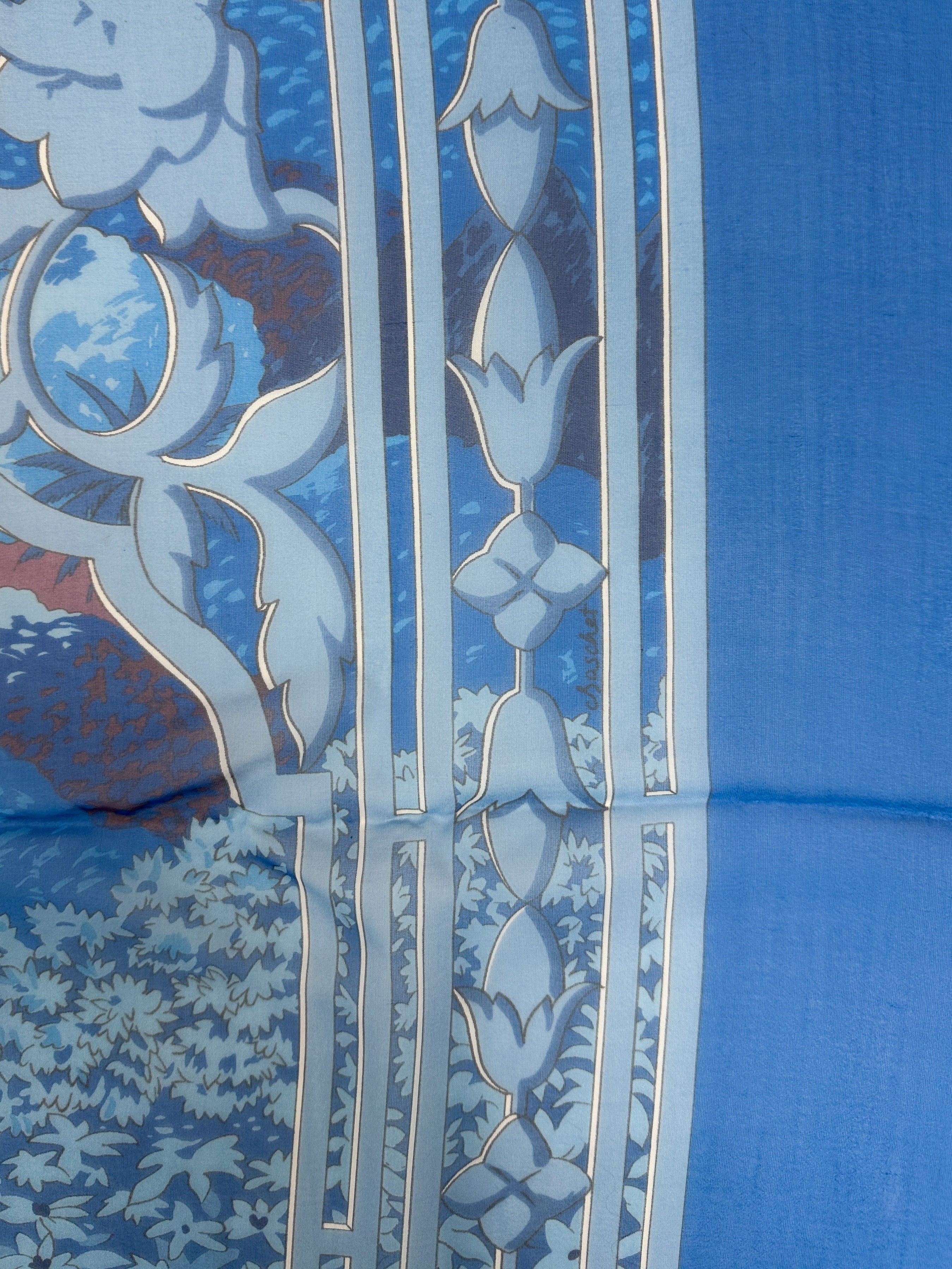 Hermès Le Fleuve Sacré Mousseline 140