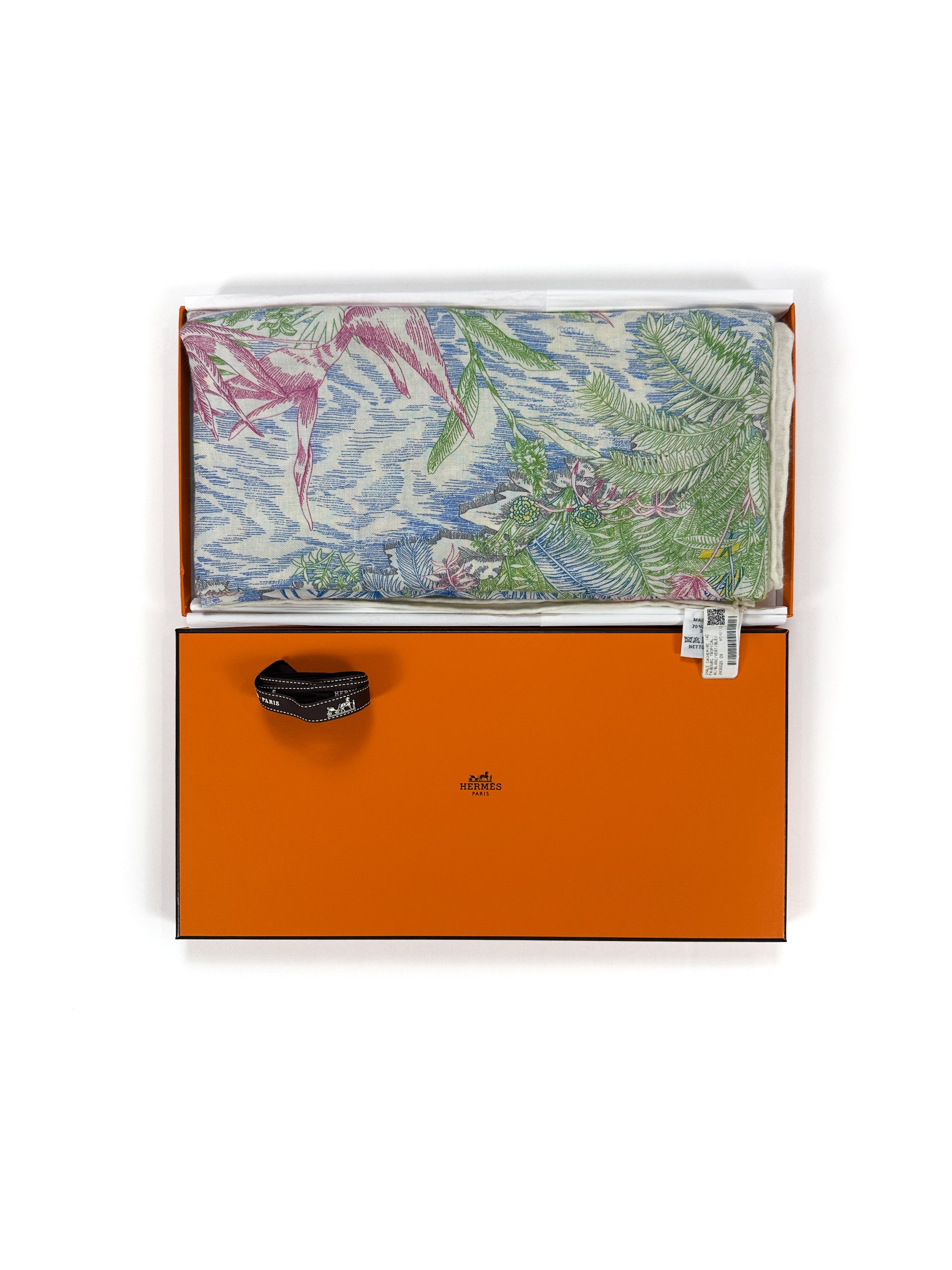 Hermès Faubourg Tropical Cashmere Silk 140