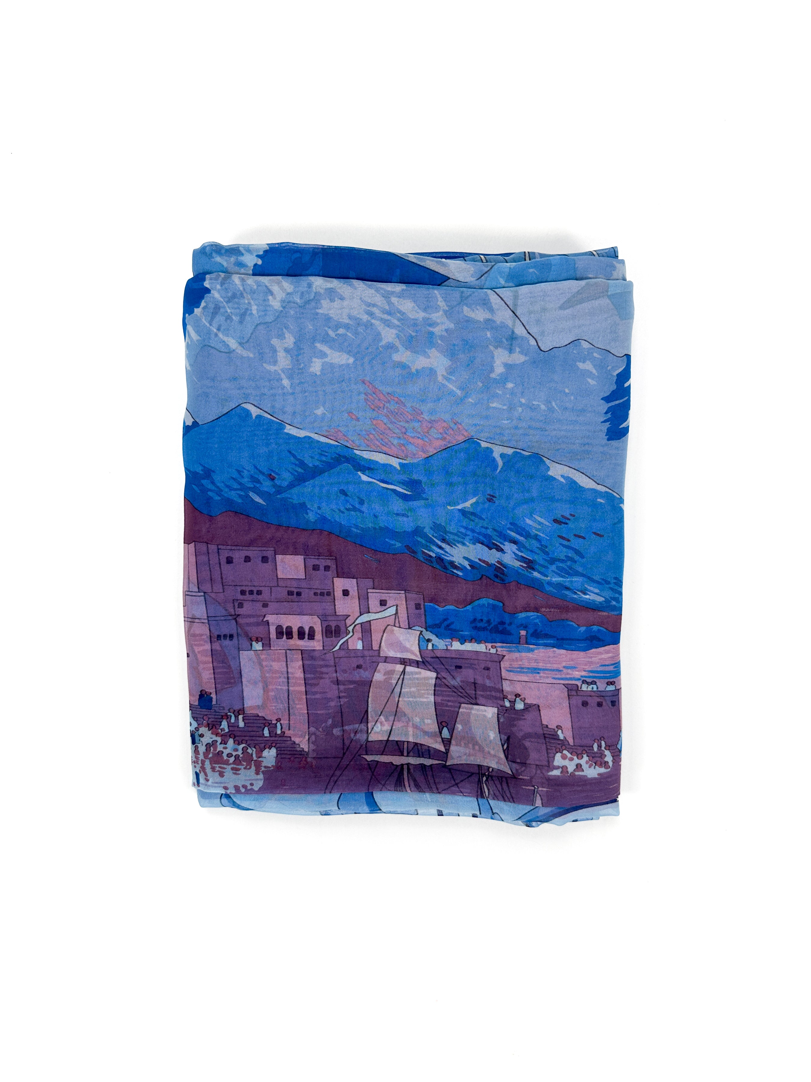 Hermès Le Fleuve Sacré Mousseline 140