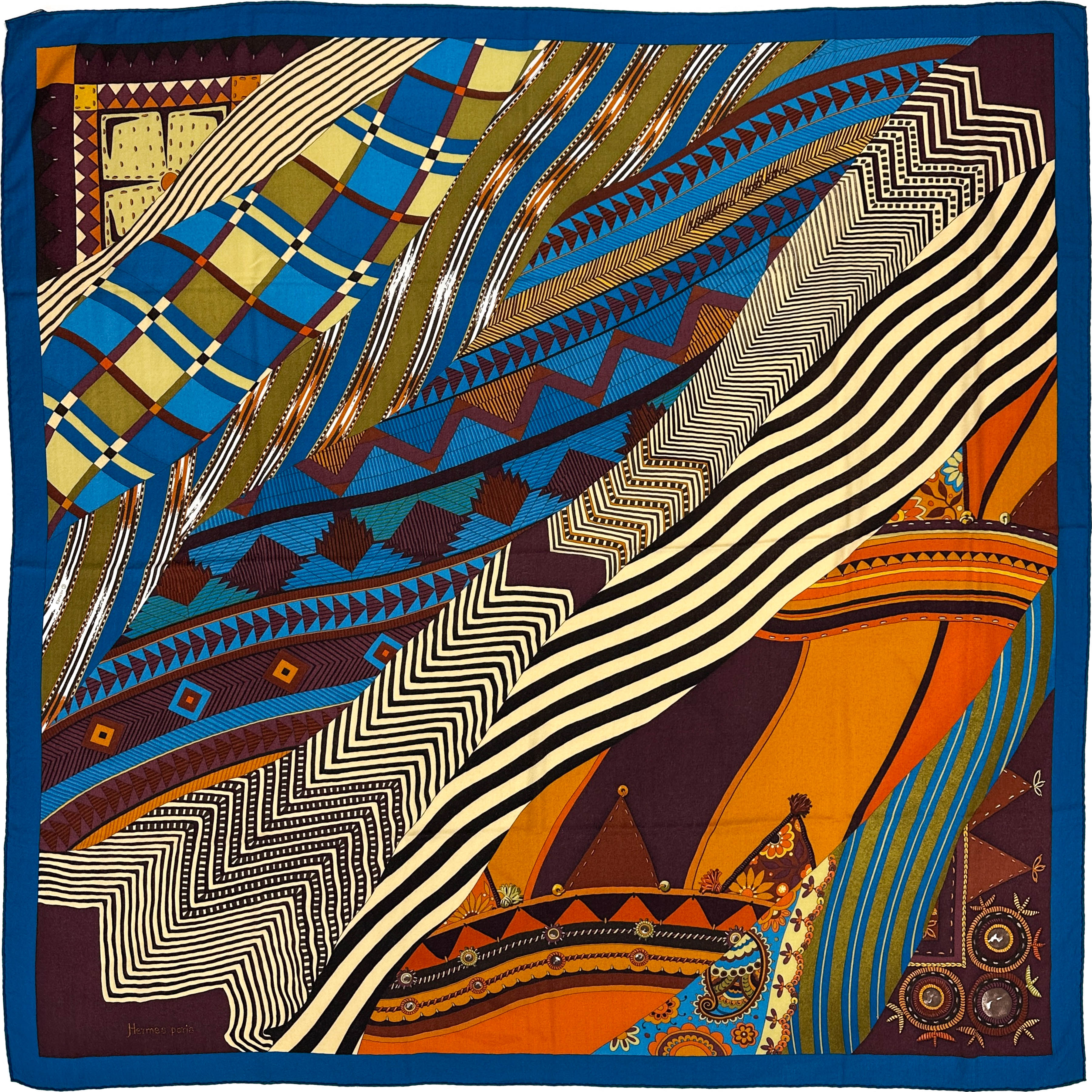 Hermès Coupons Indiens Cashmere 140