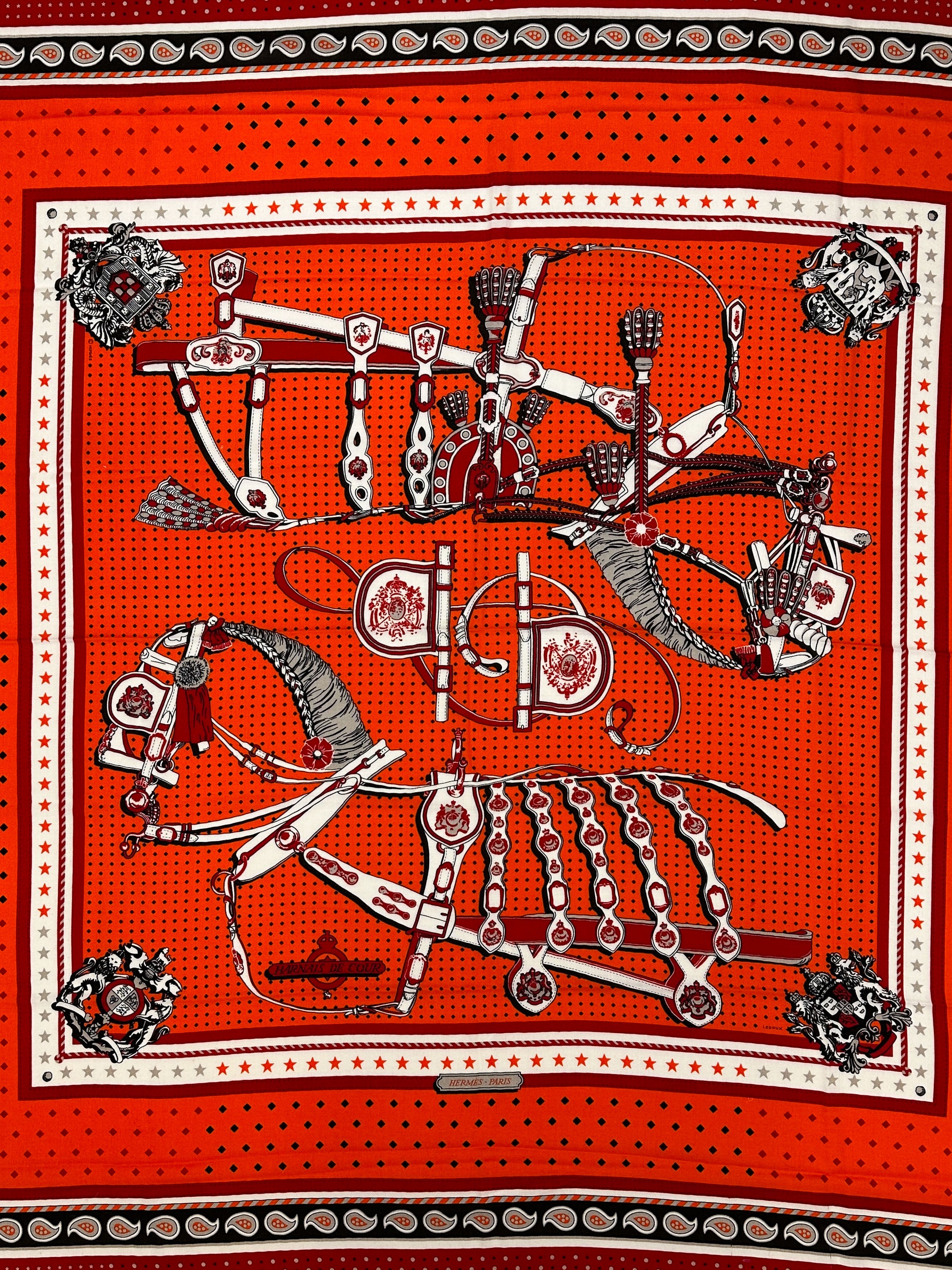 Hermès Harnais de Cour Cashmere Silk 140