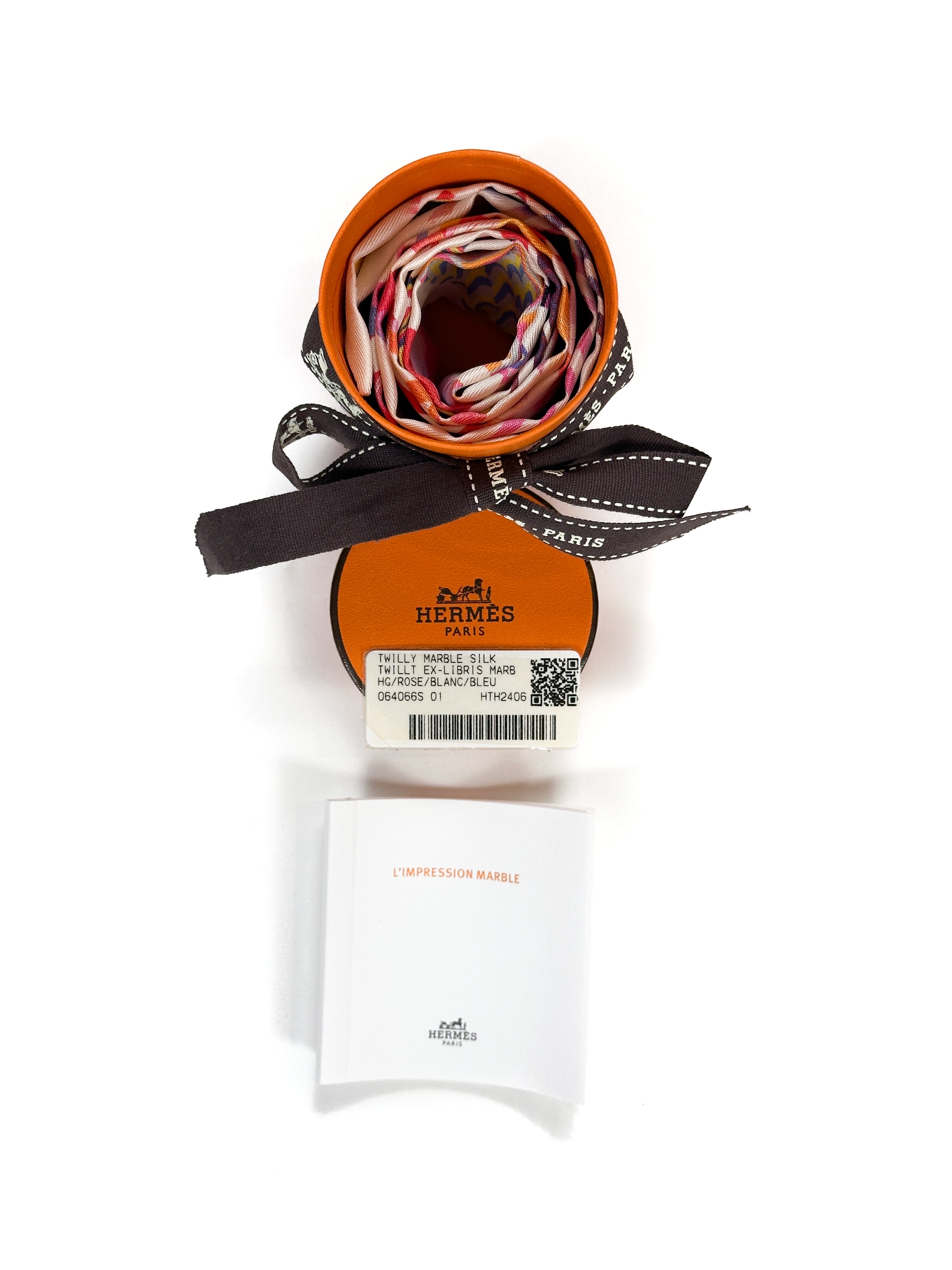 Hermès Ex-Libris Marble Twilly