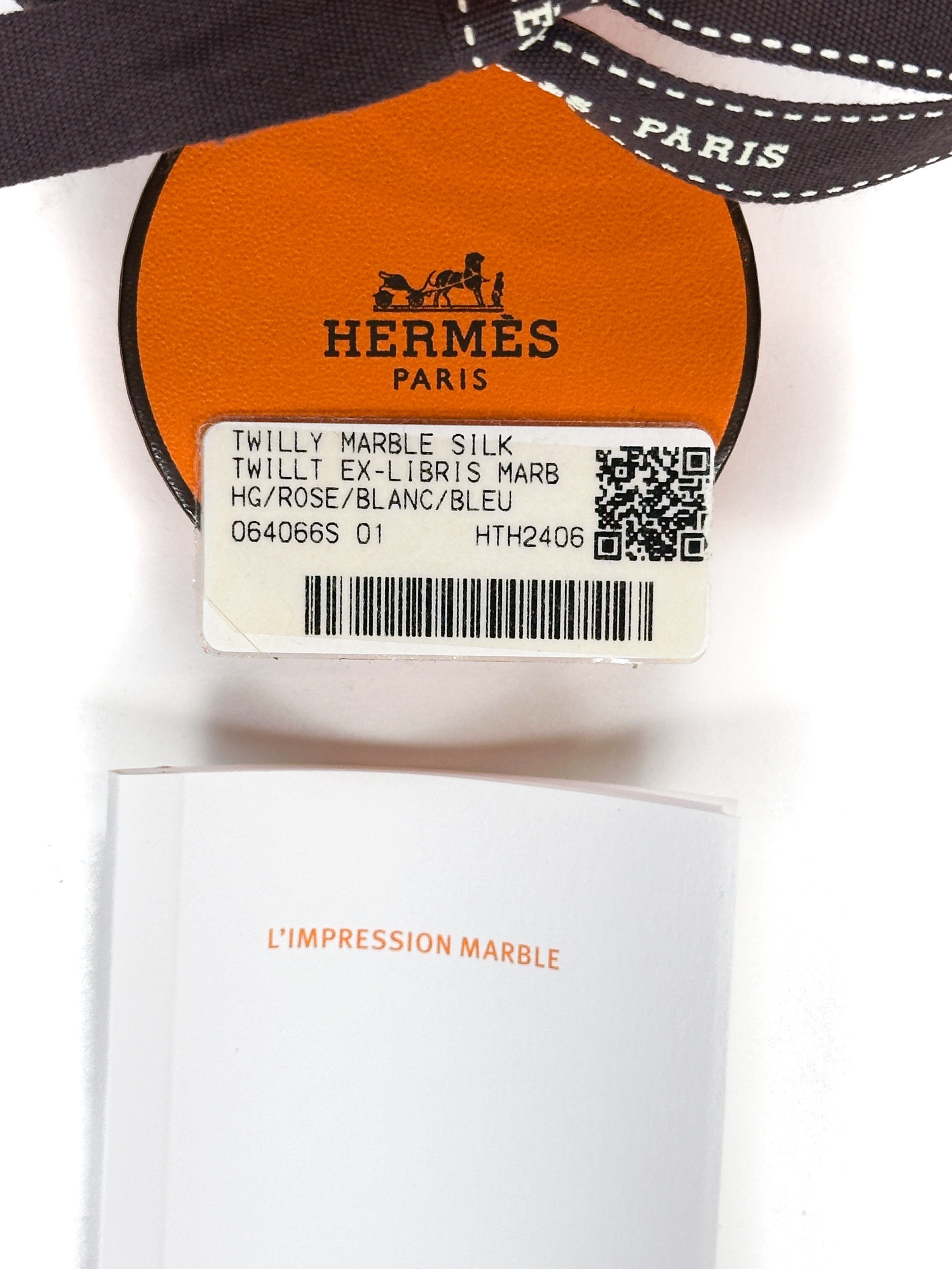 Hermès Ex-Libris Marble Twilly