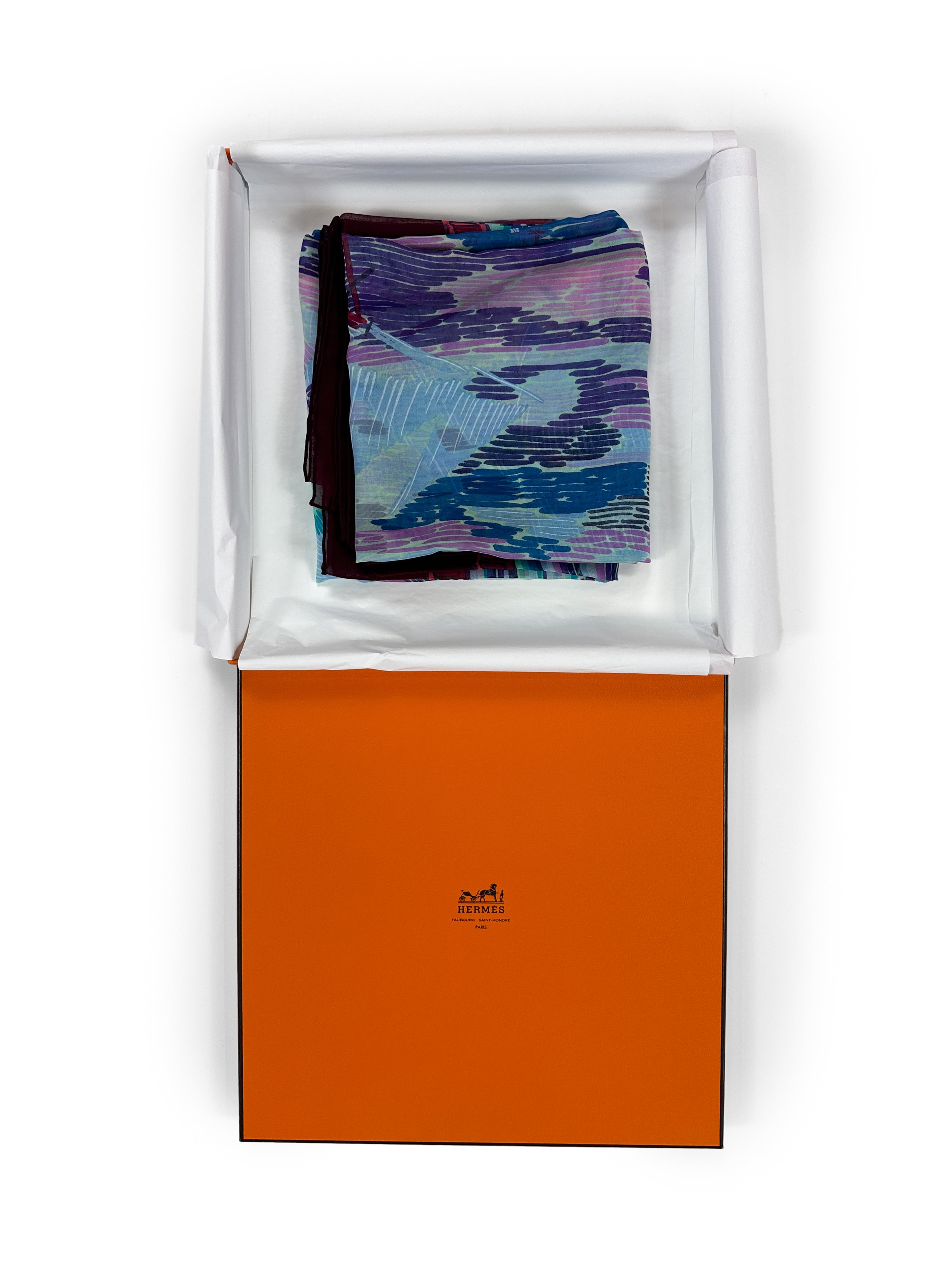 Hermès Marine Naïve Mousseline 140