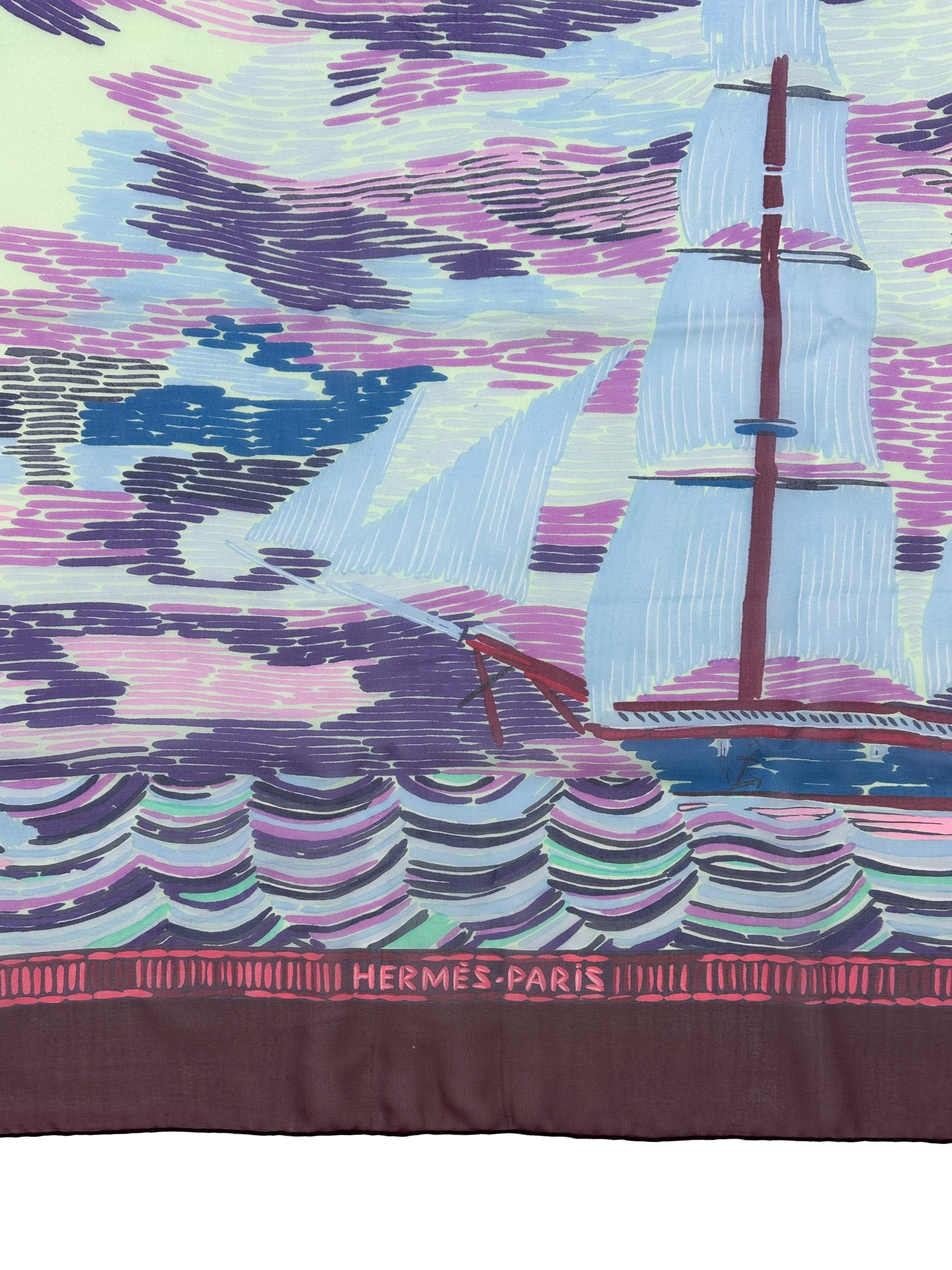 Hermès Marine Naïve Mousseline 140