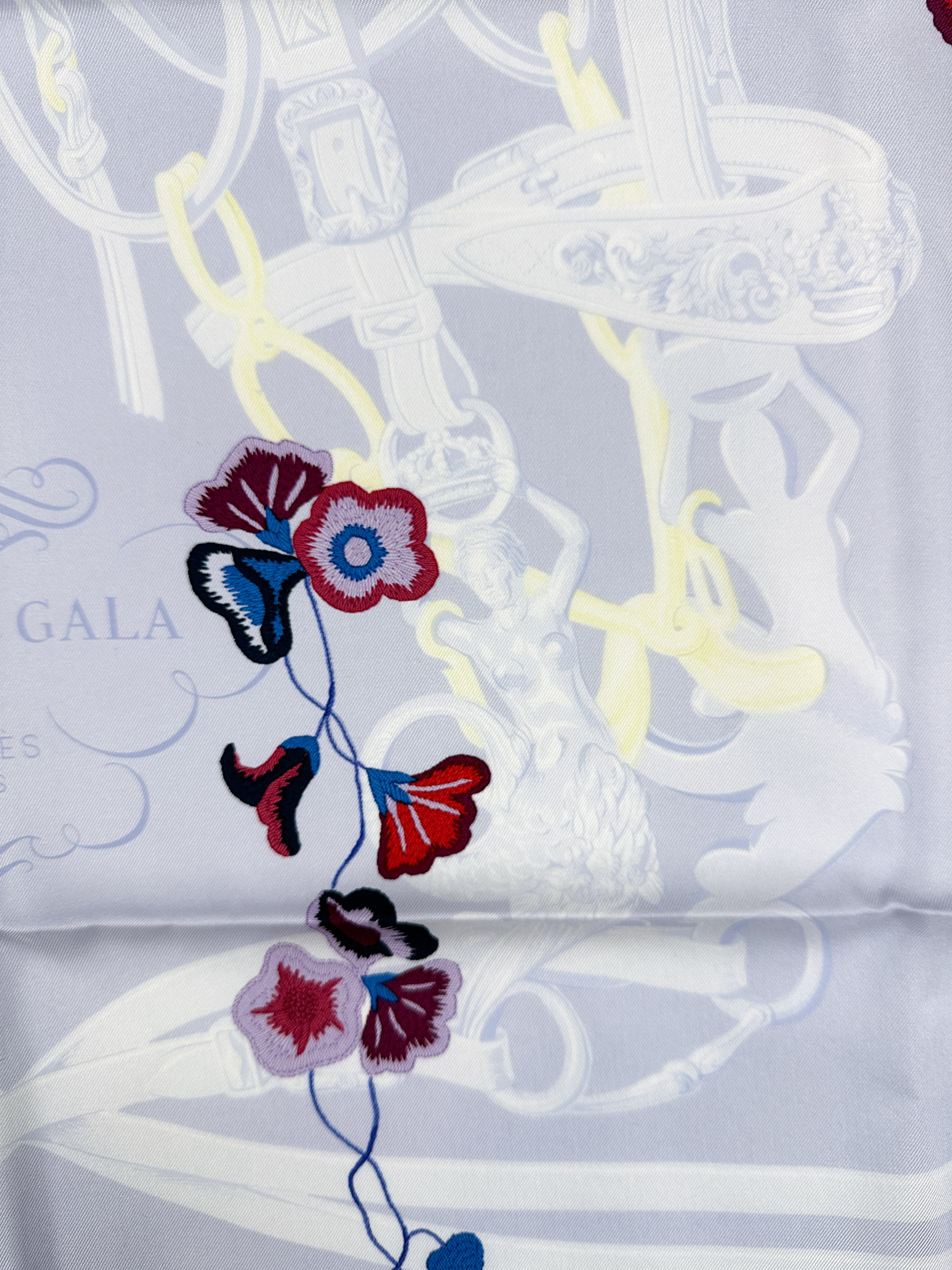 Hermès Brides Fleuries 90