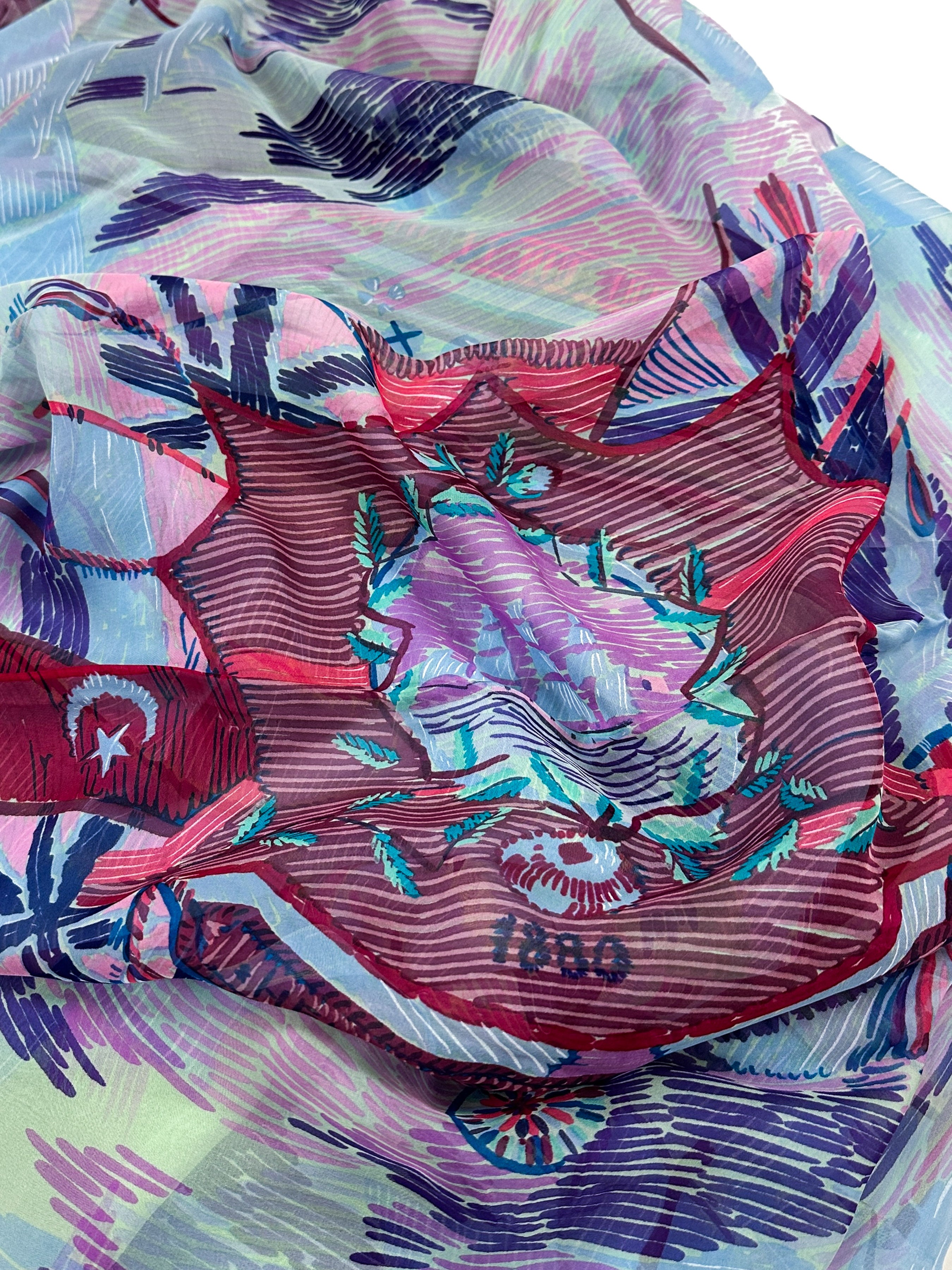 Hermès Marine Naïve Mousseline 140