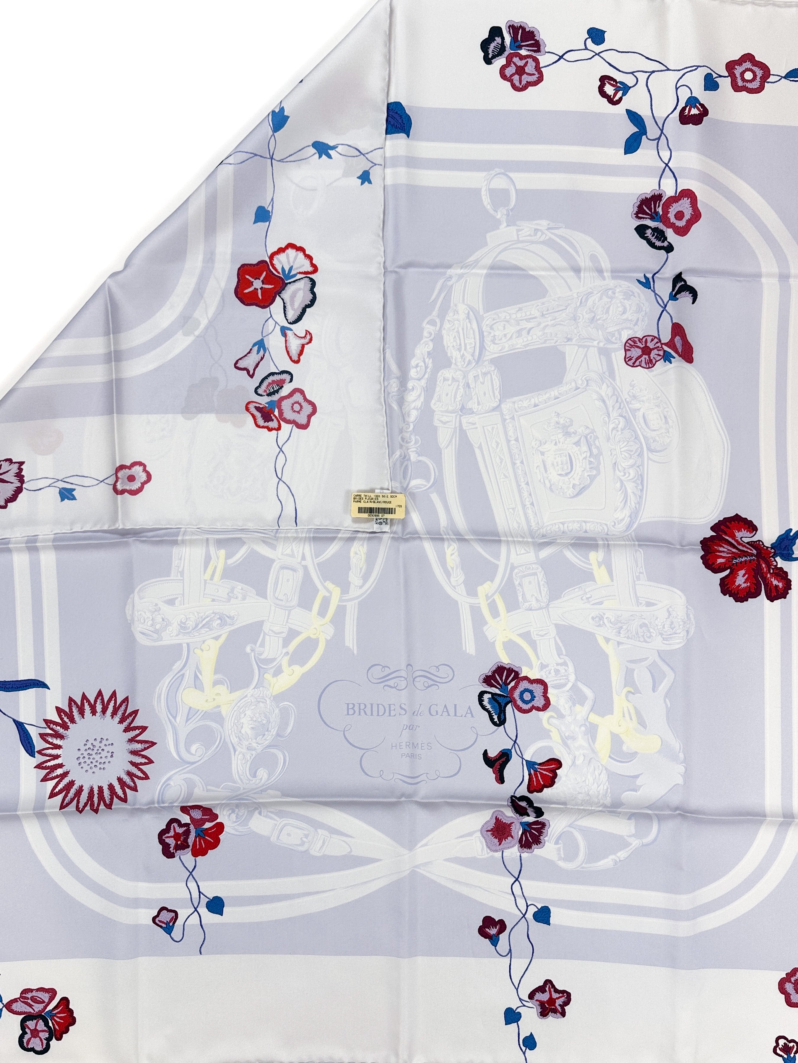 Hermès Brides Fleuries 90