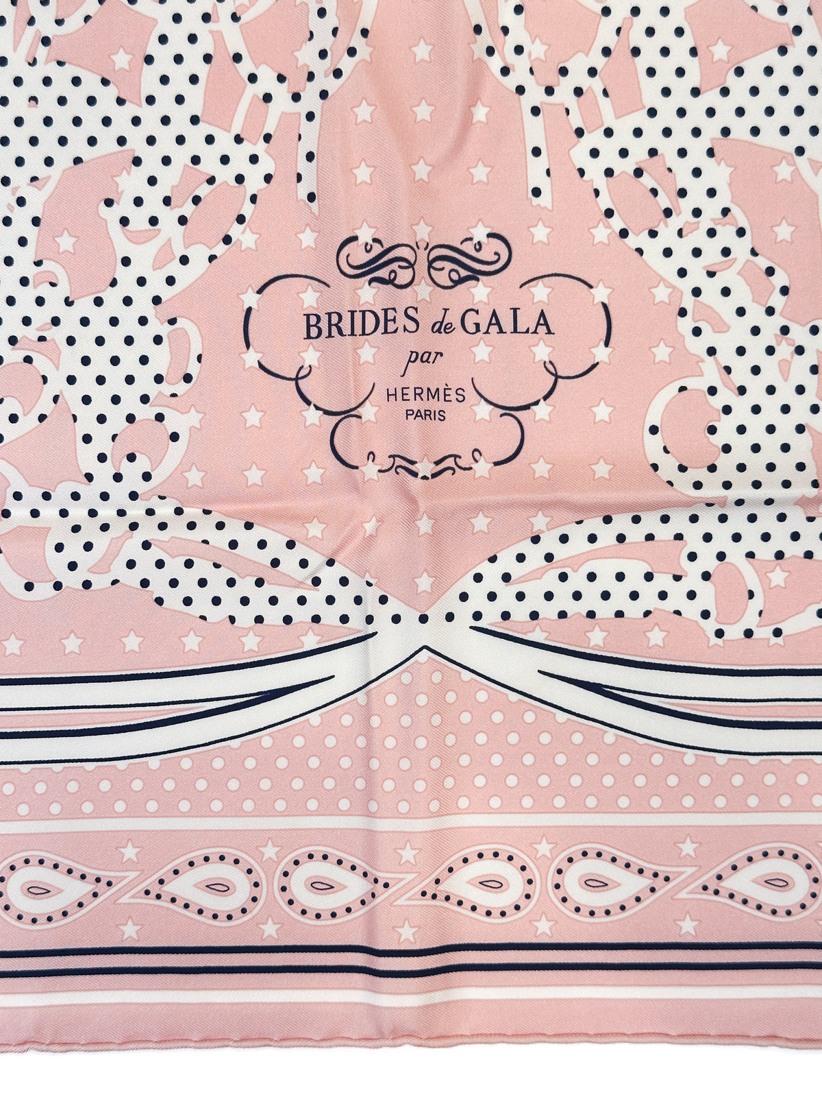 Hermès Brides de Gala a Pois 55