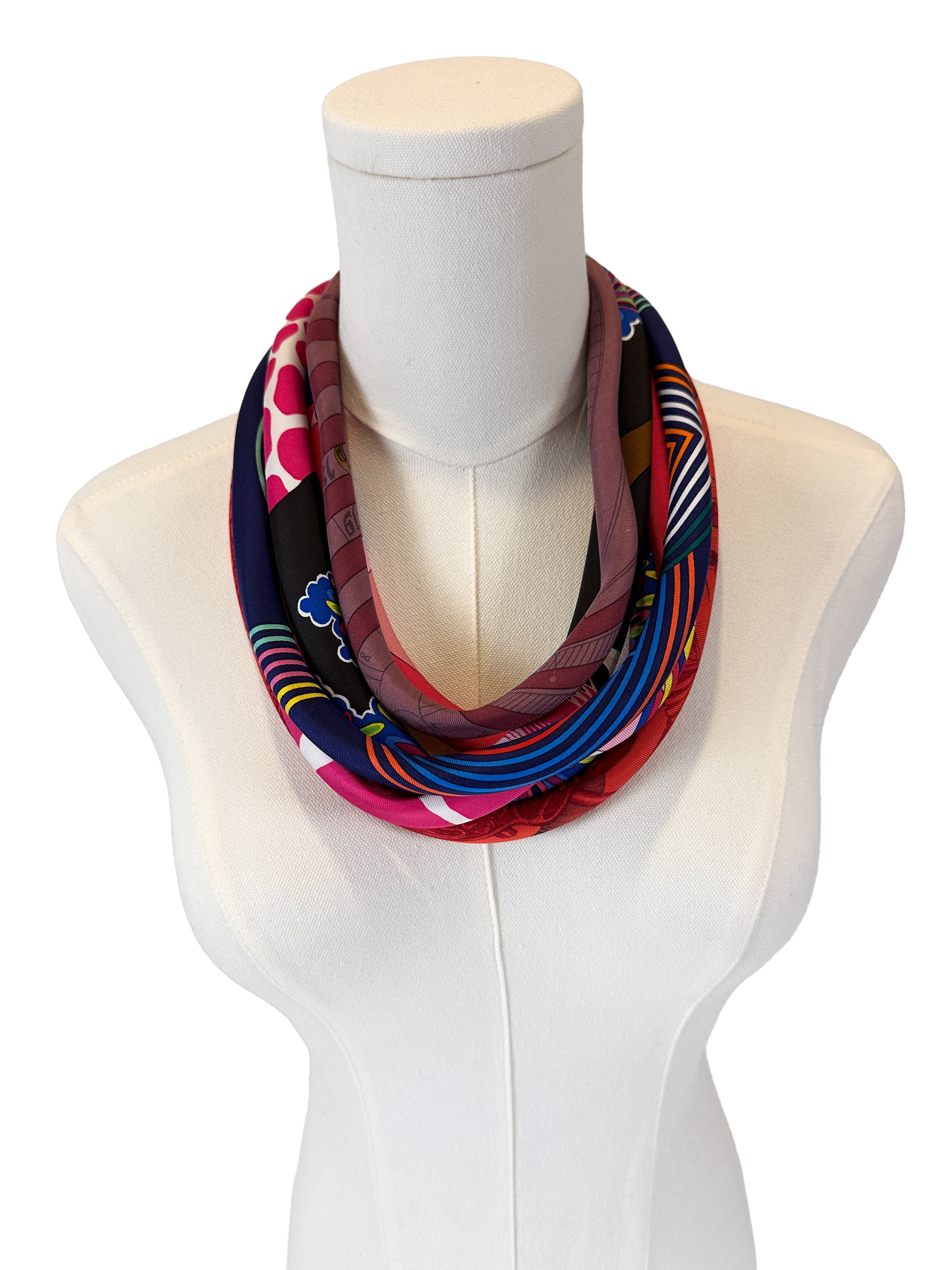 Hermès Petit H The Three Graces, Astrologie & Circuit 24 Faubourg Collier Flou Necklace