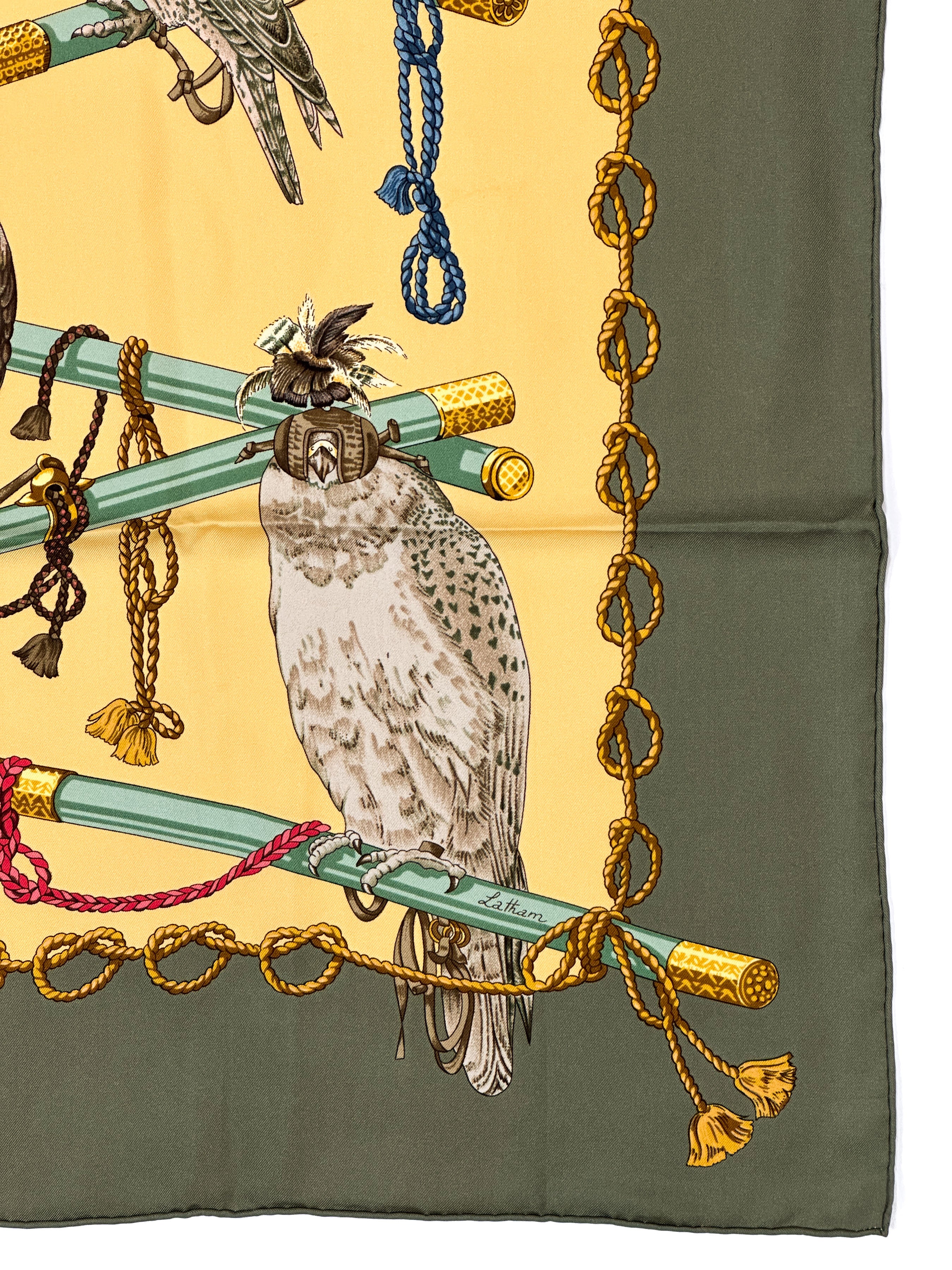 Hermès Les Oiseaux du Roy 90