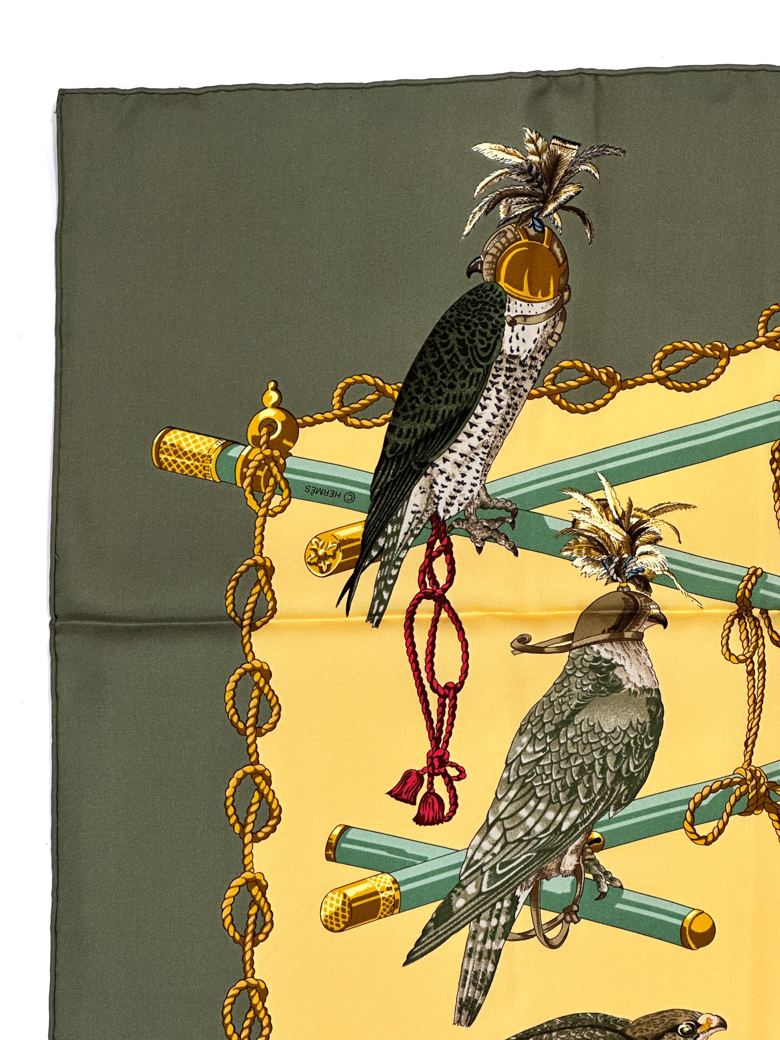 Hermès Les Oiseaux du Roy 90