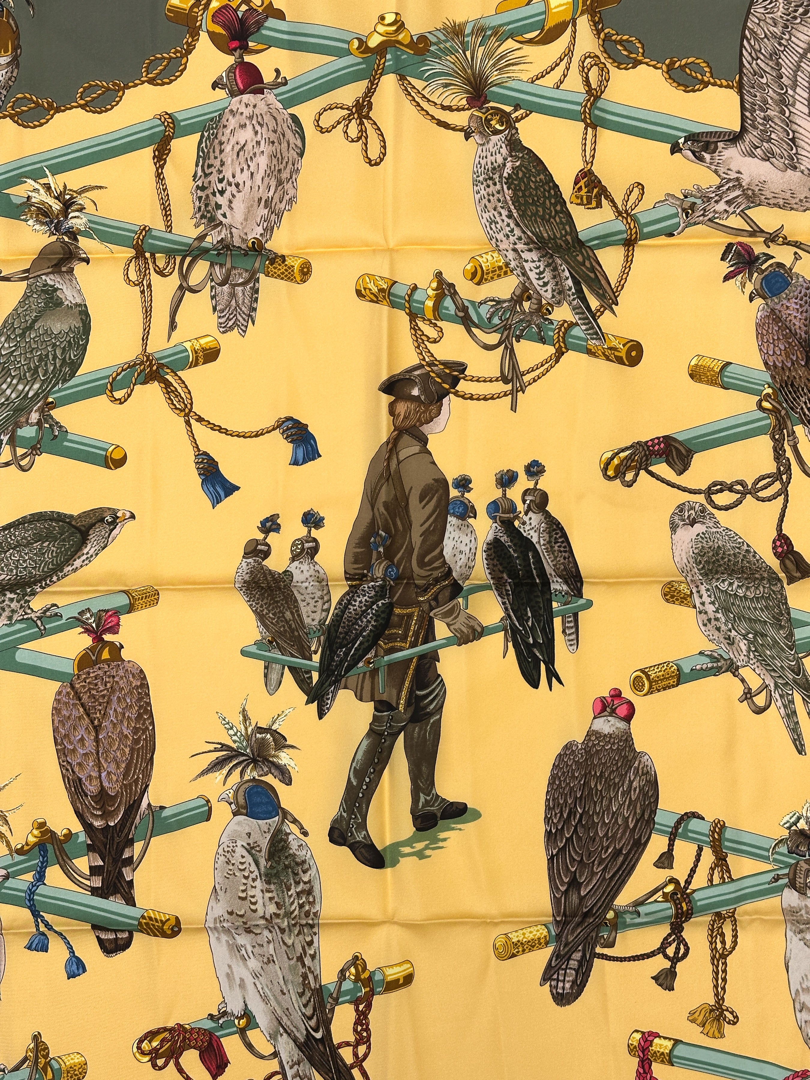 Hermès Les Oiseaux du Roy 90