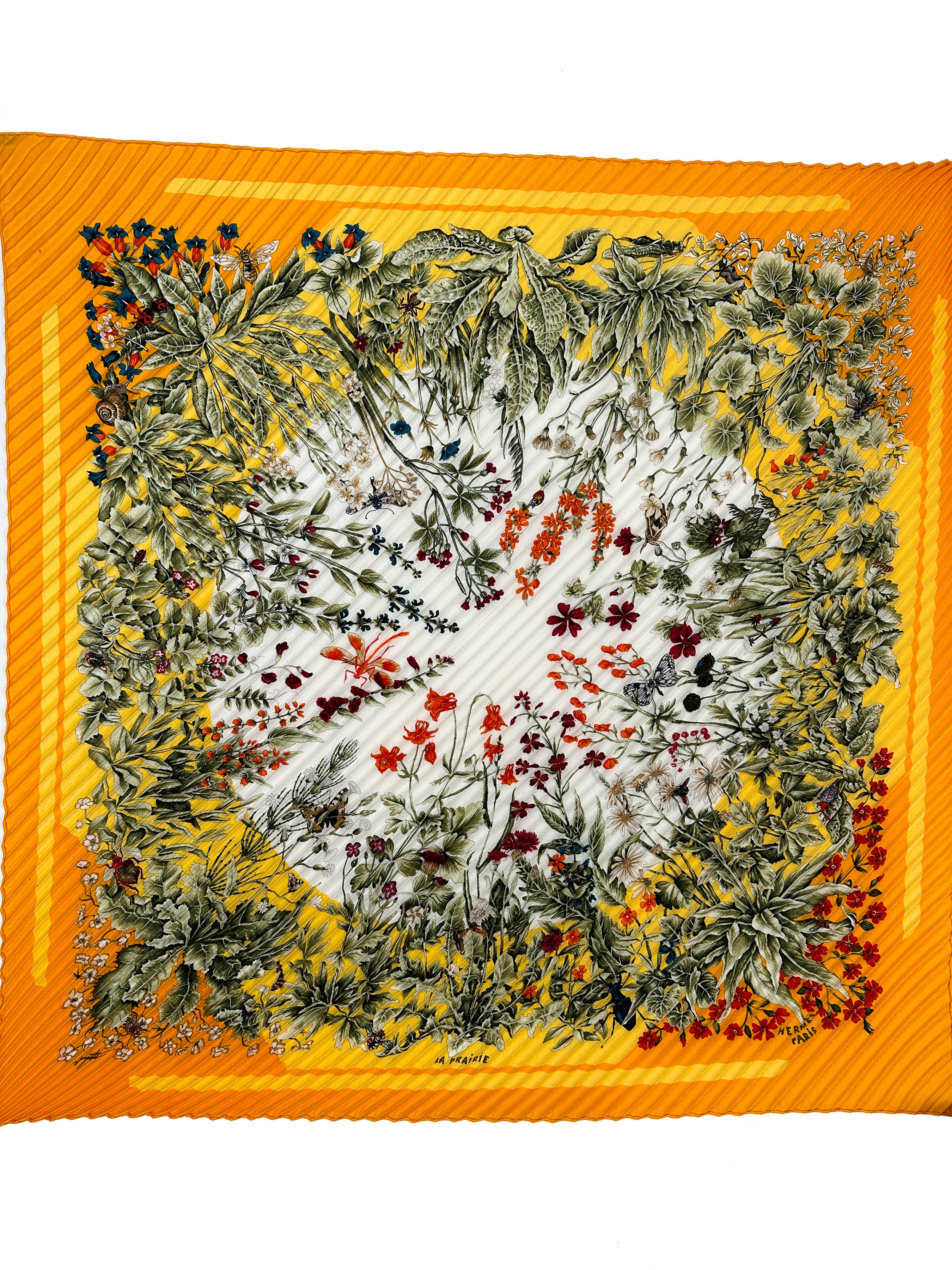 Hermès La Prairie Plissé 90