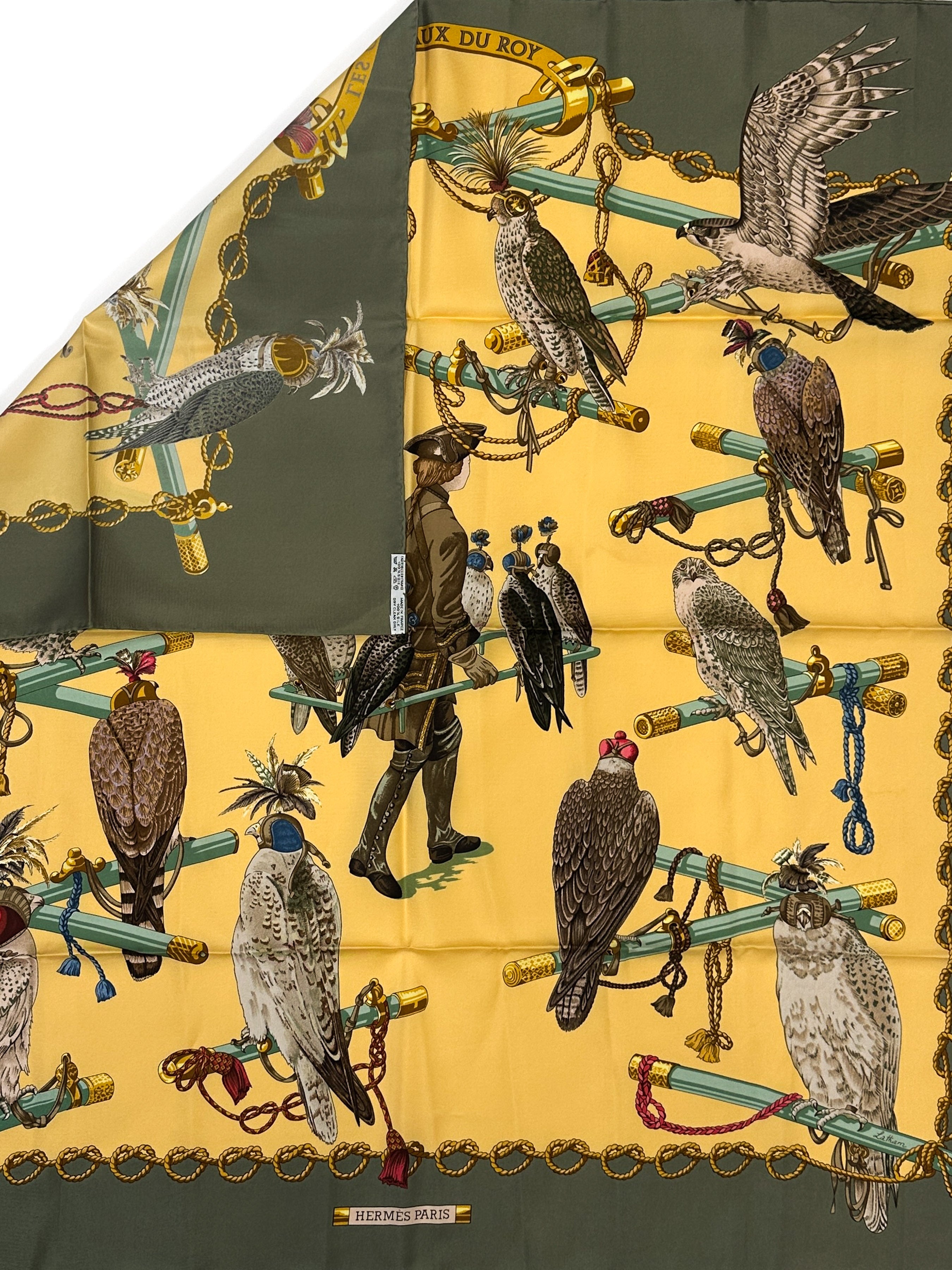 Hermès Les Oiseaux du Roy 90