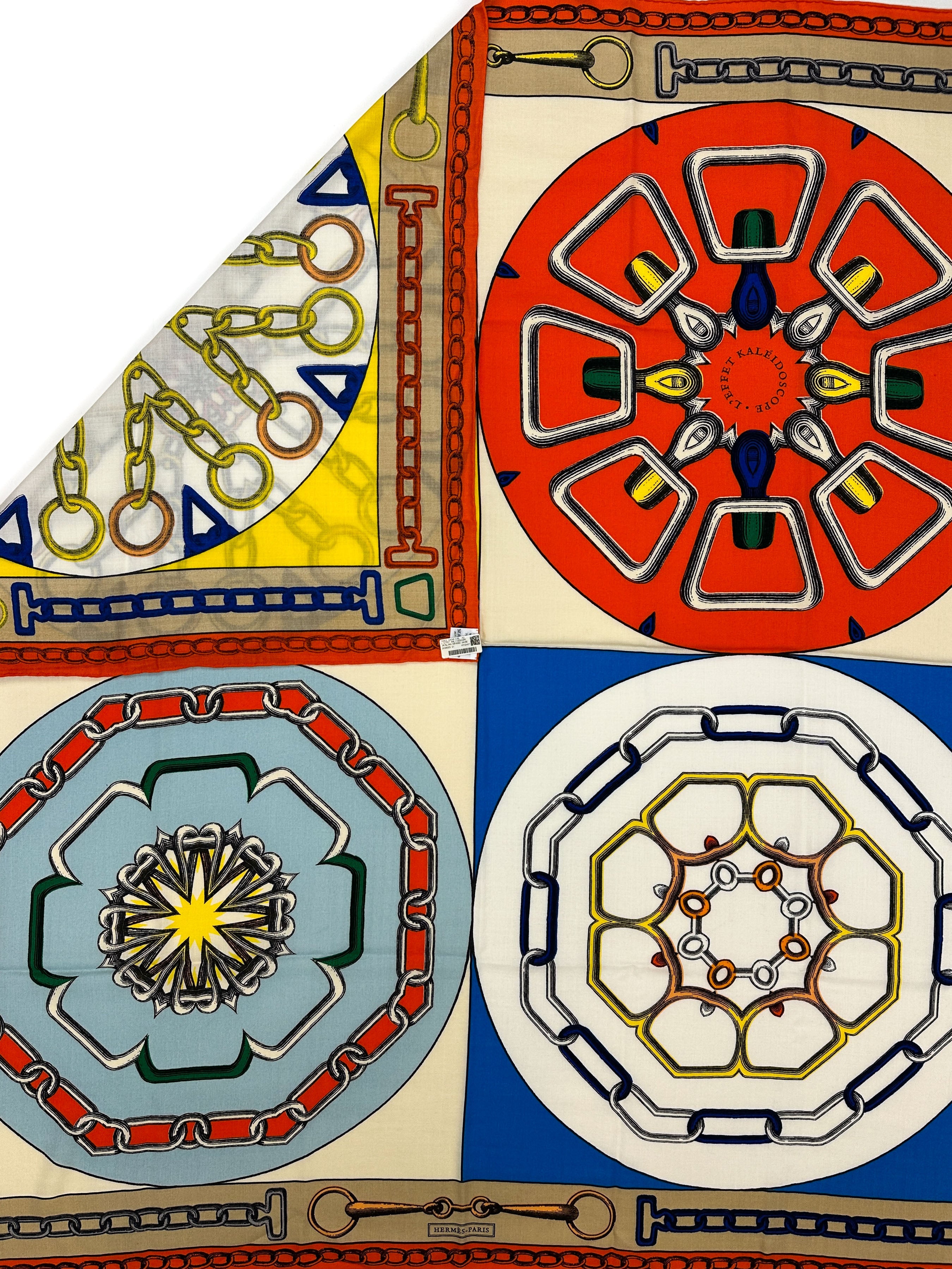 Hermès Effet Kaleidoscope Cashmere Silk 140
