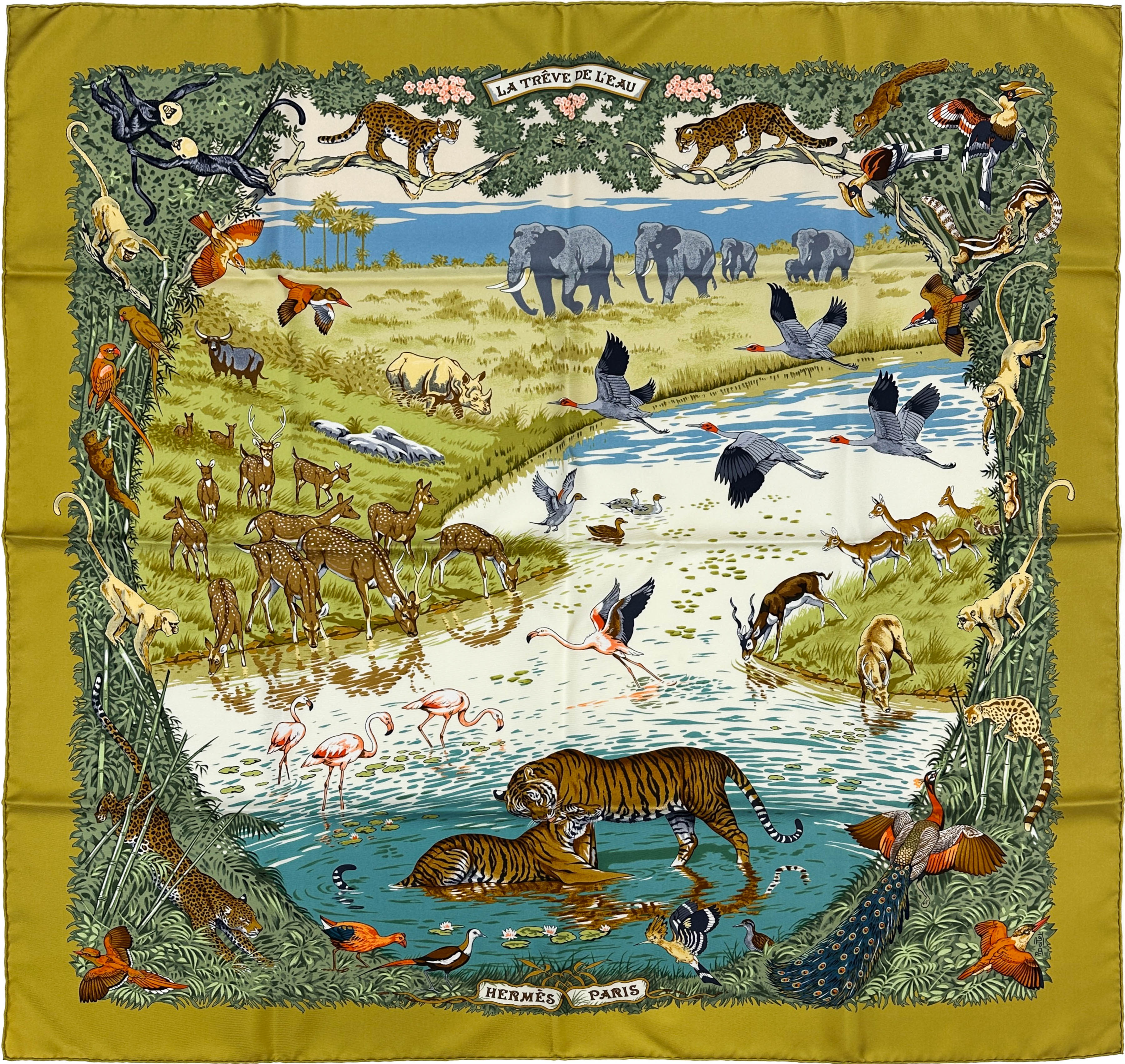 Hermès La Trêve de l'eau 90
