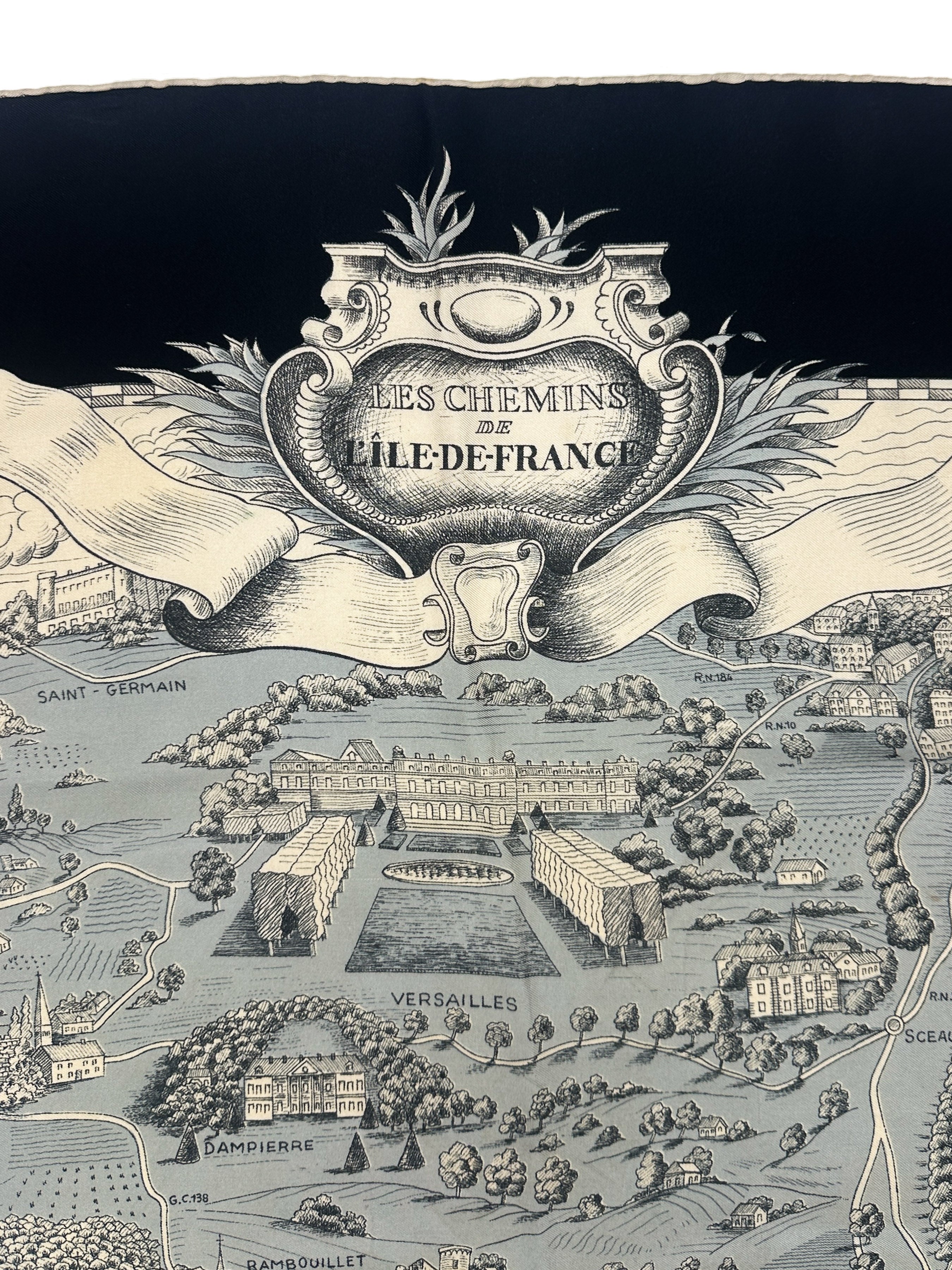 Hermès Les Chemins de l'Île de France 90 *C. 1952*
