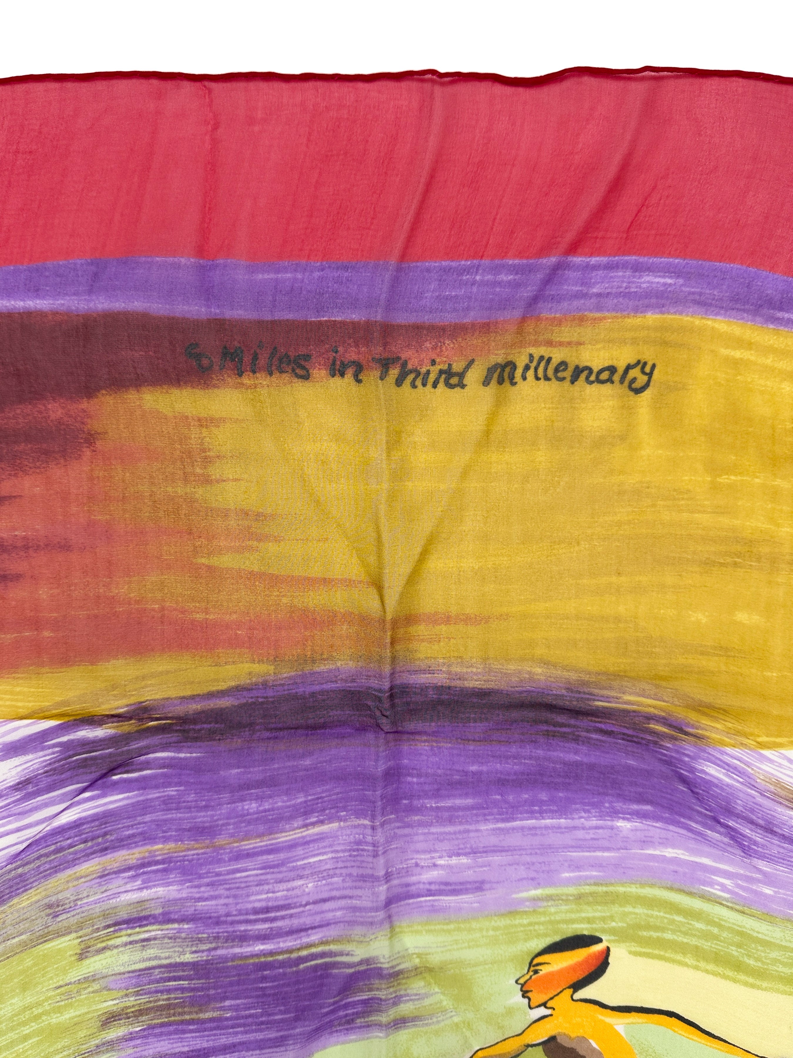 Hermès Smiles In Third Millenary Mousseline 90