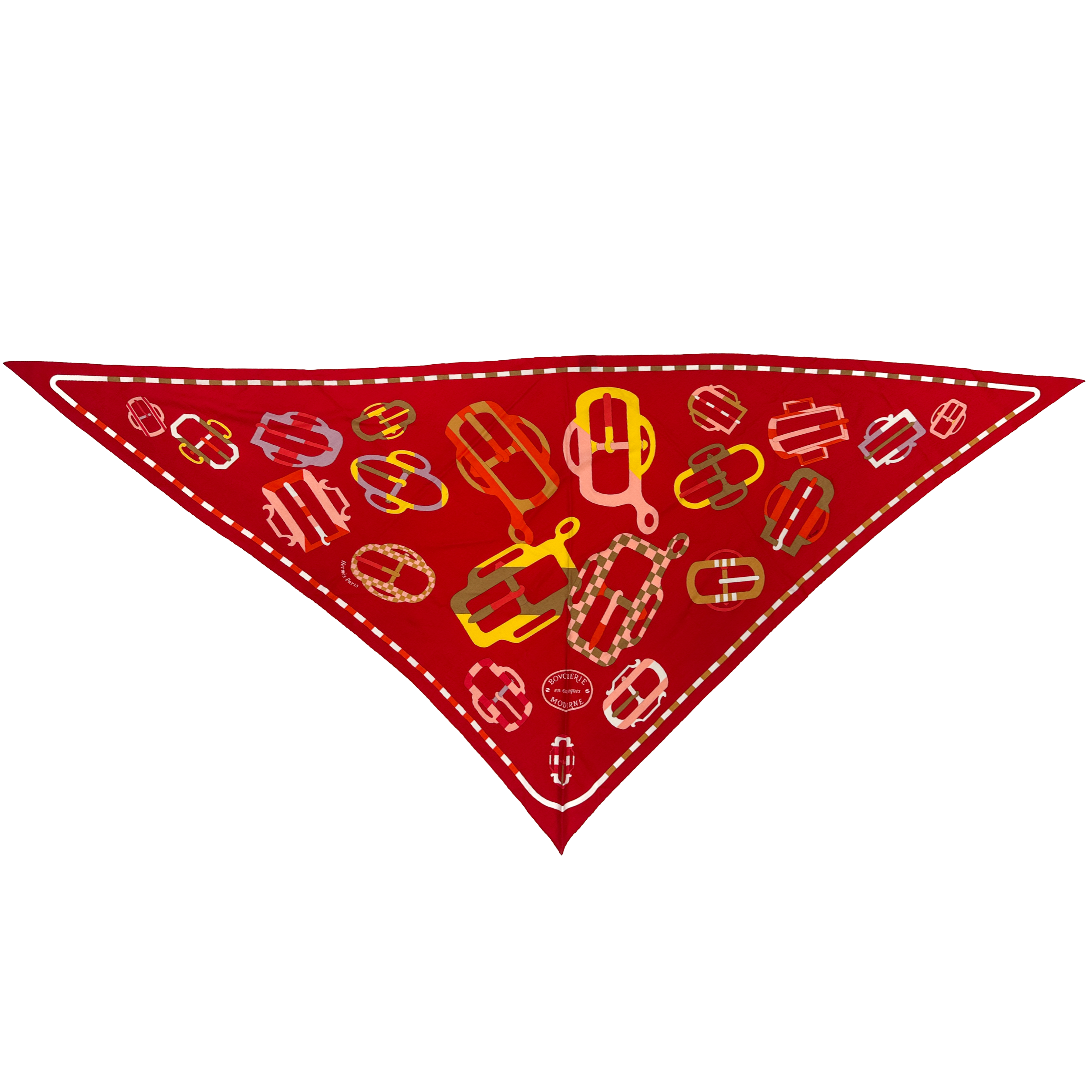 Hermès Bouclerie Moderne Cashmere Silk Giant Triangle