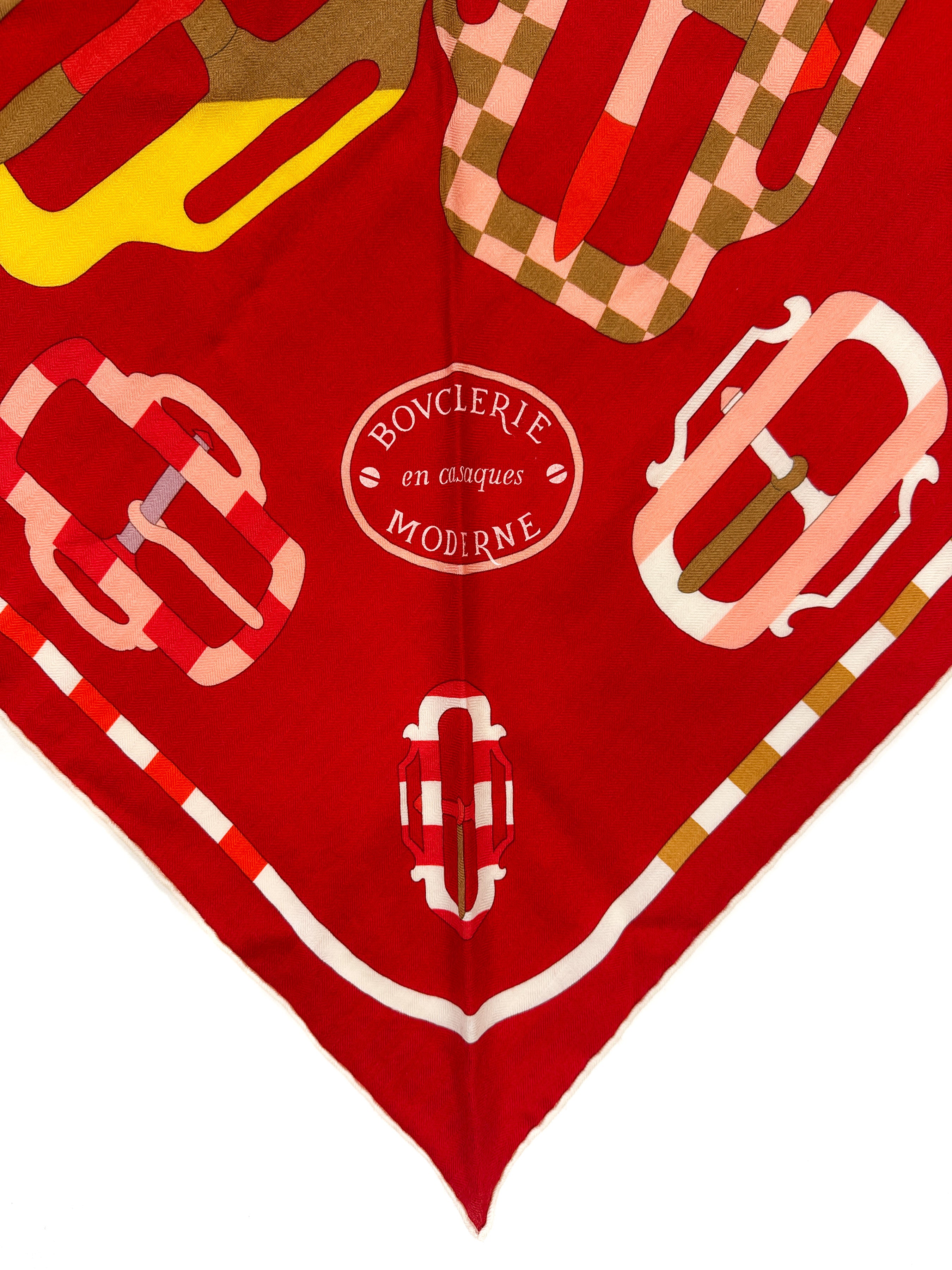 Hermès Bouclerie Moderne Cashmere Silk Giant Triangle