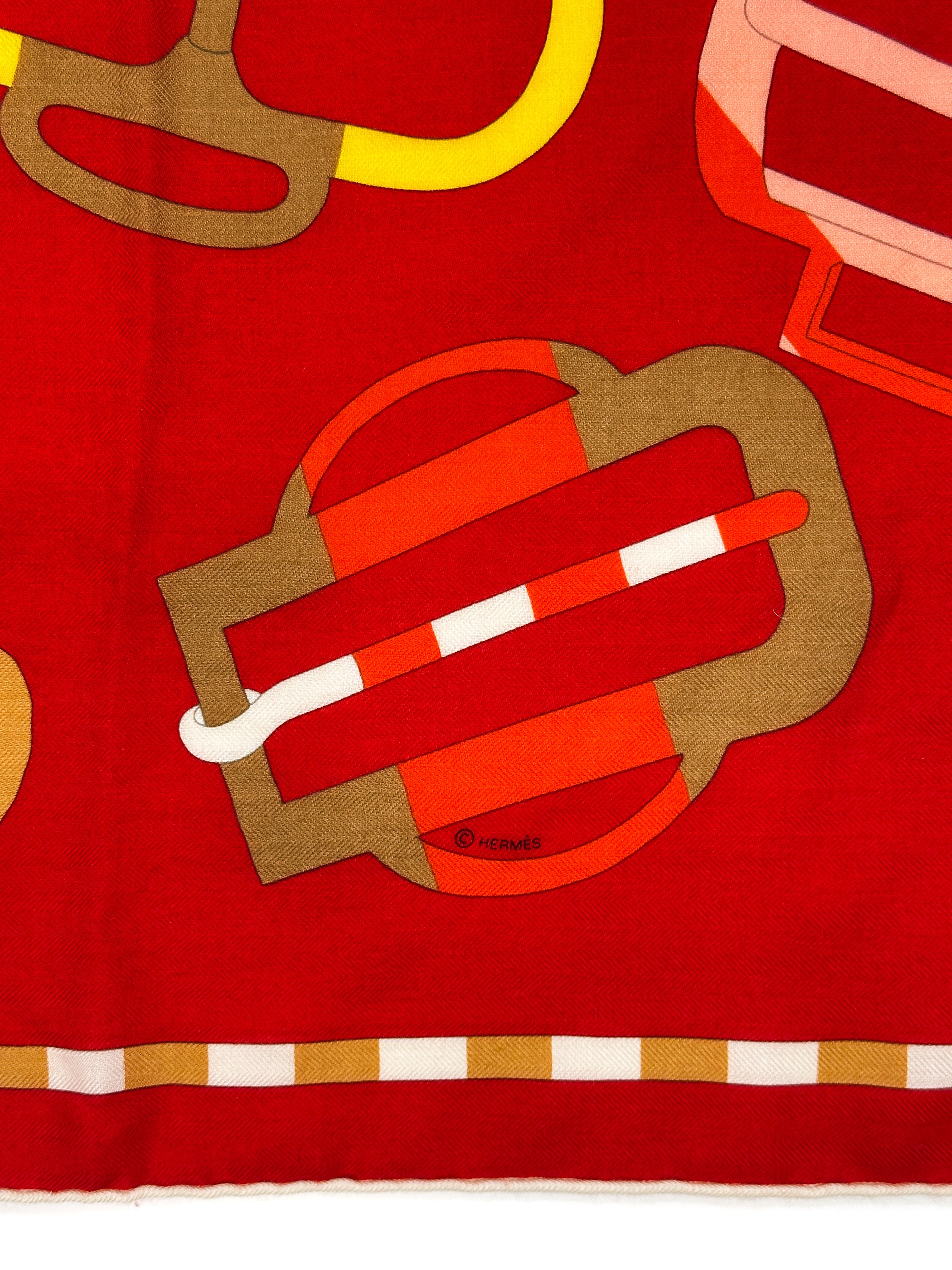 Hermès Bouclerie Moderne Cashmere Silk Giant Triangle