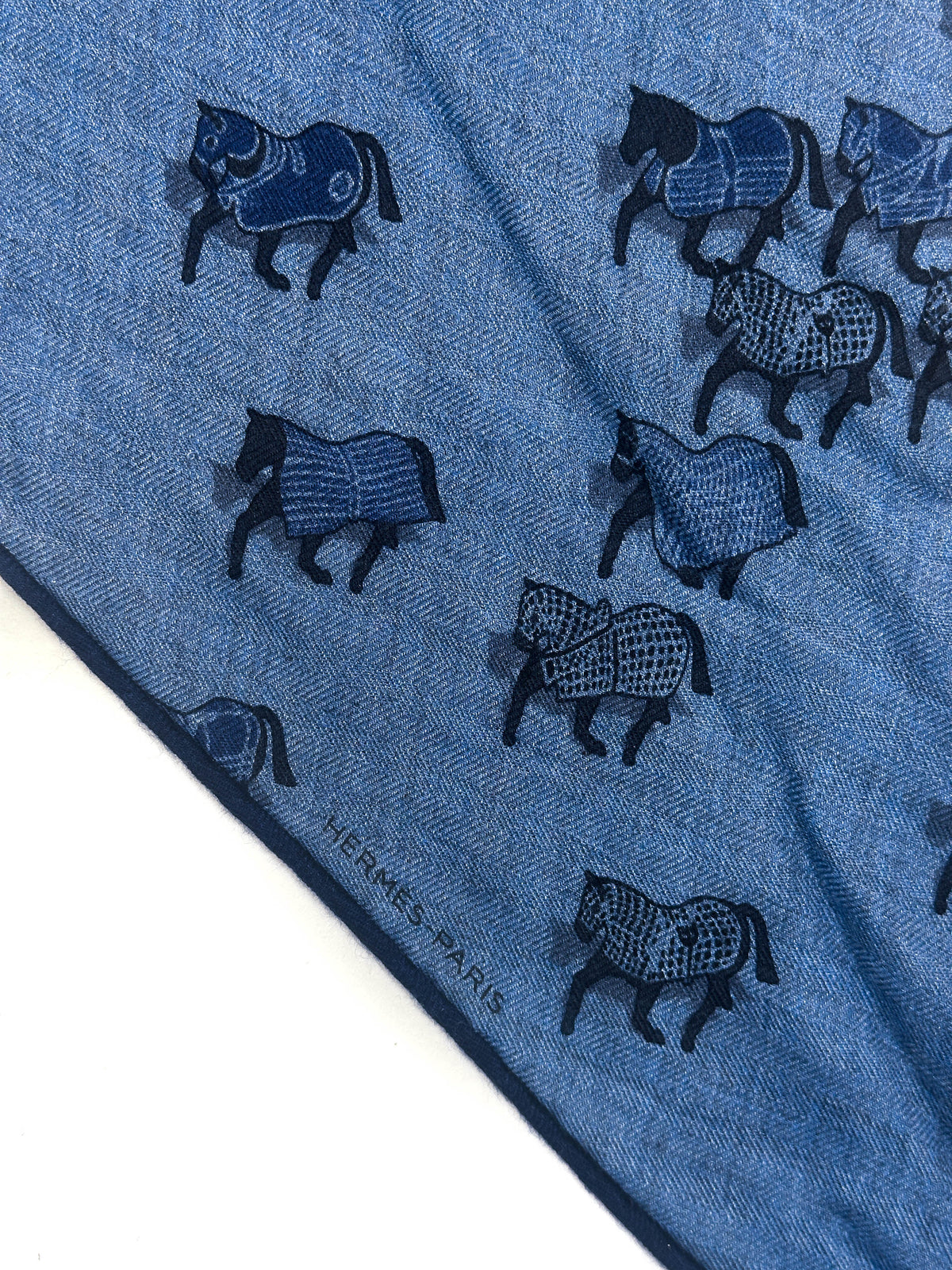 Hermès The Parade Cashmere Silk Losange