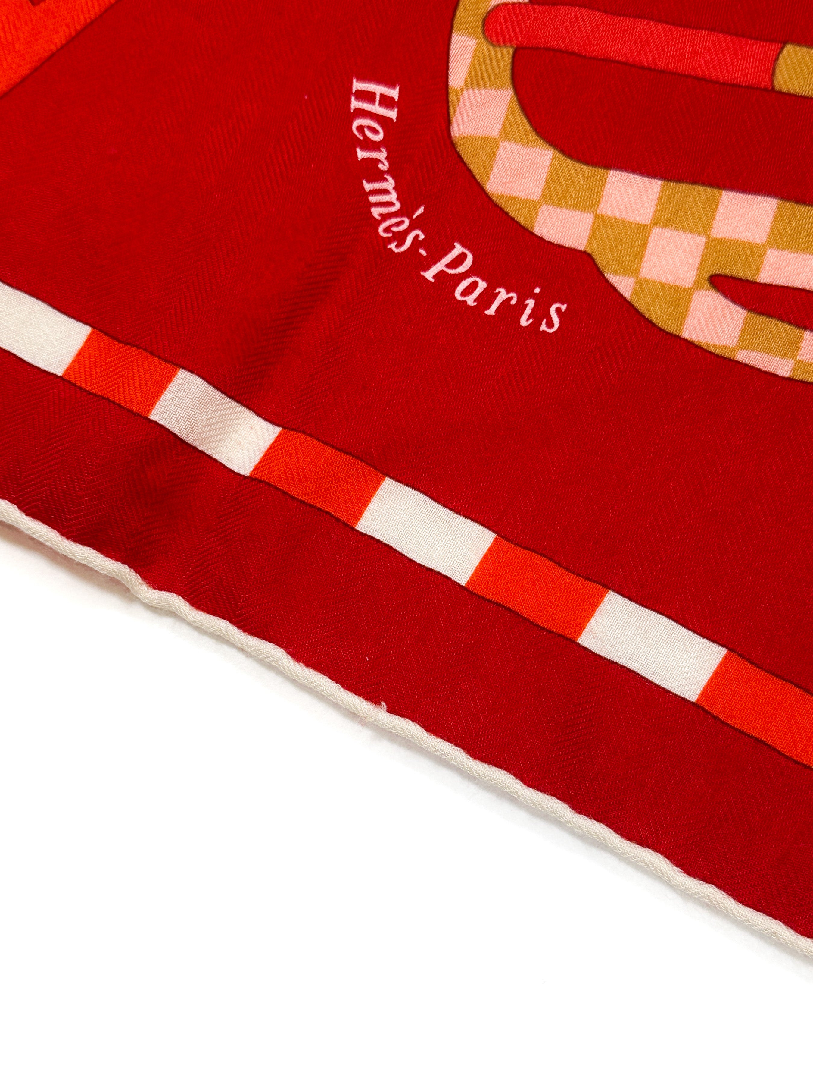 Hermès Bouclerie Moderne Cashmere Silk Giant Triangle