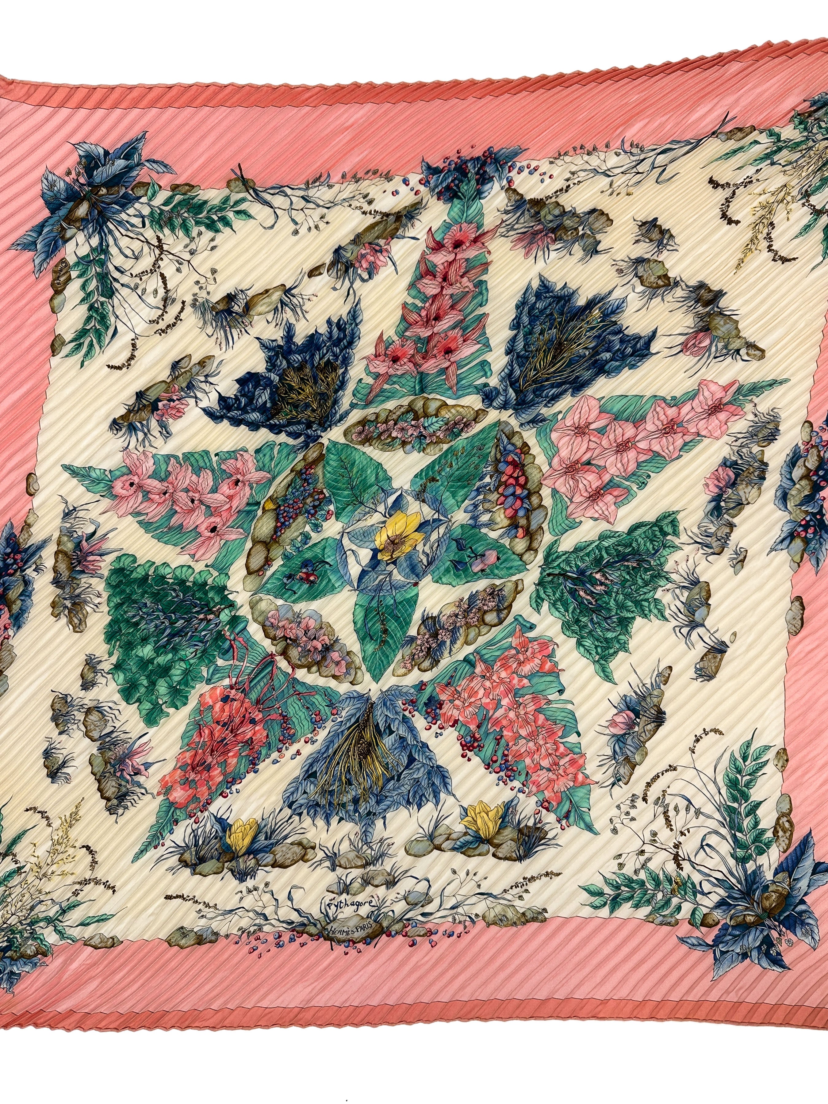 Hermès Pythagore Plissé 90